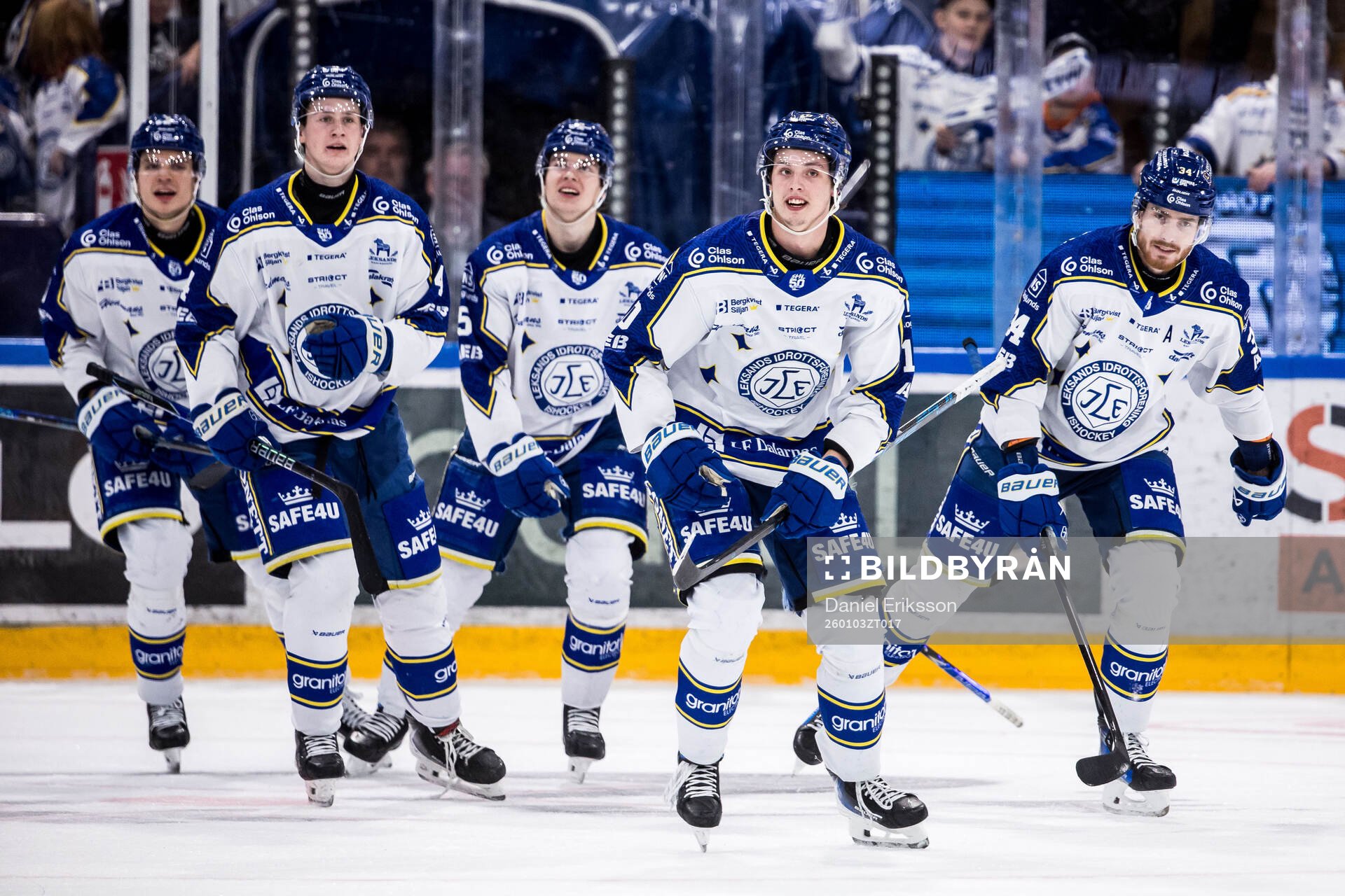 Leksands Anton Johansson jublar