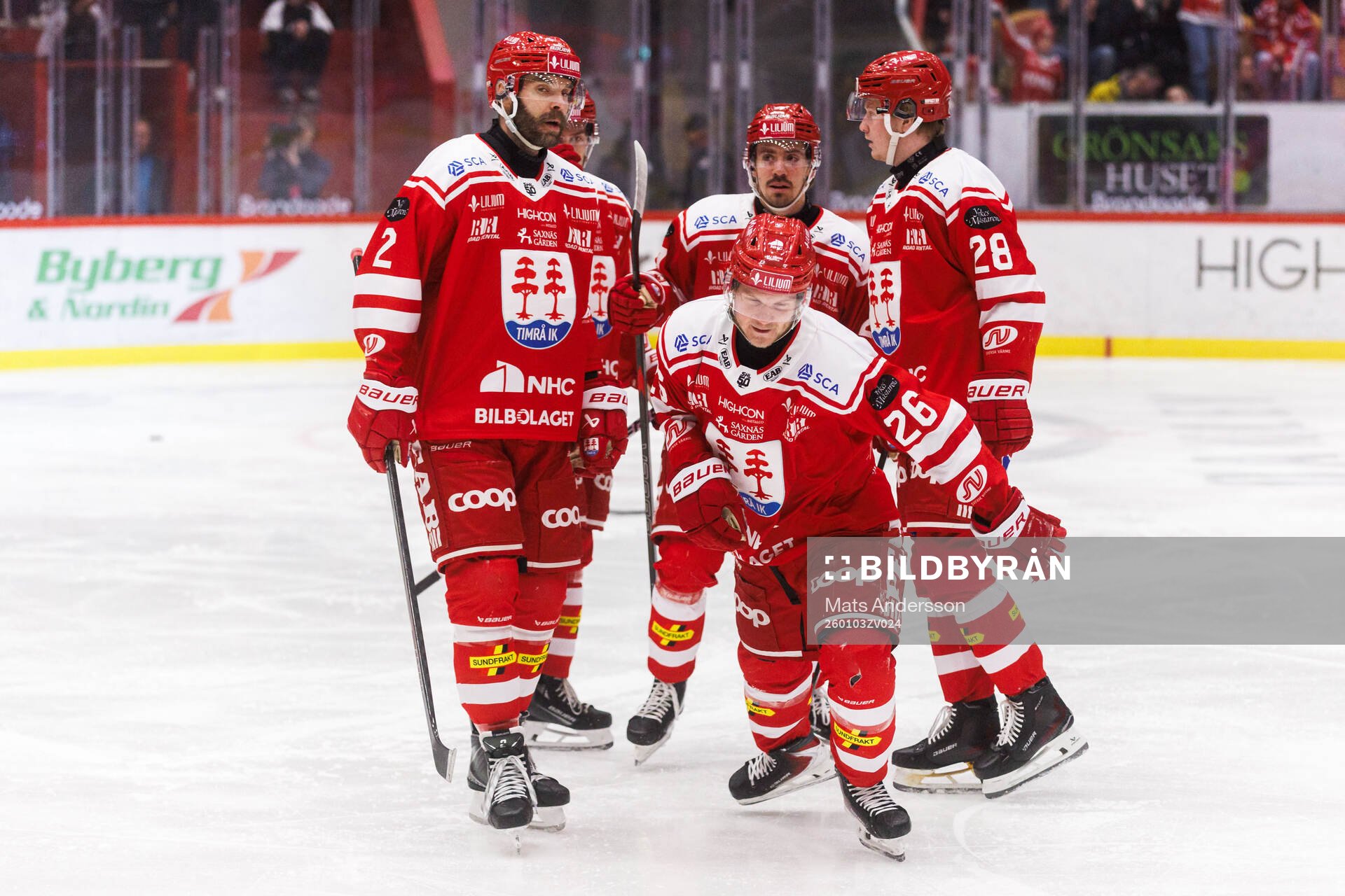 Timrås Anton Heikkinen jublar
