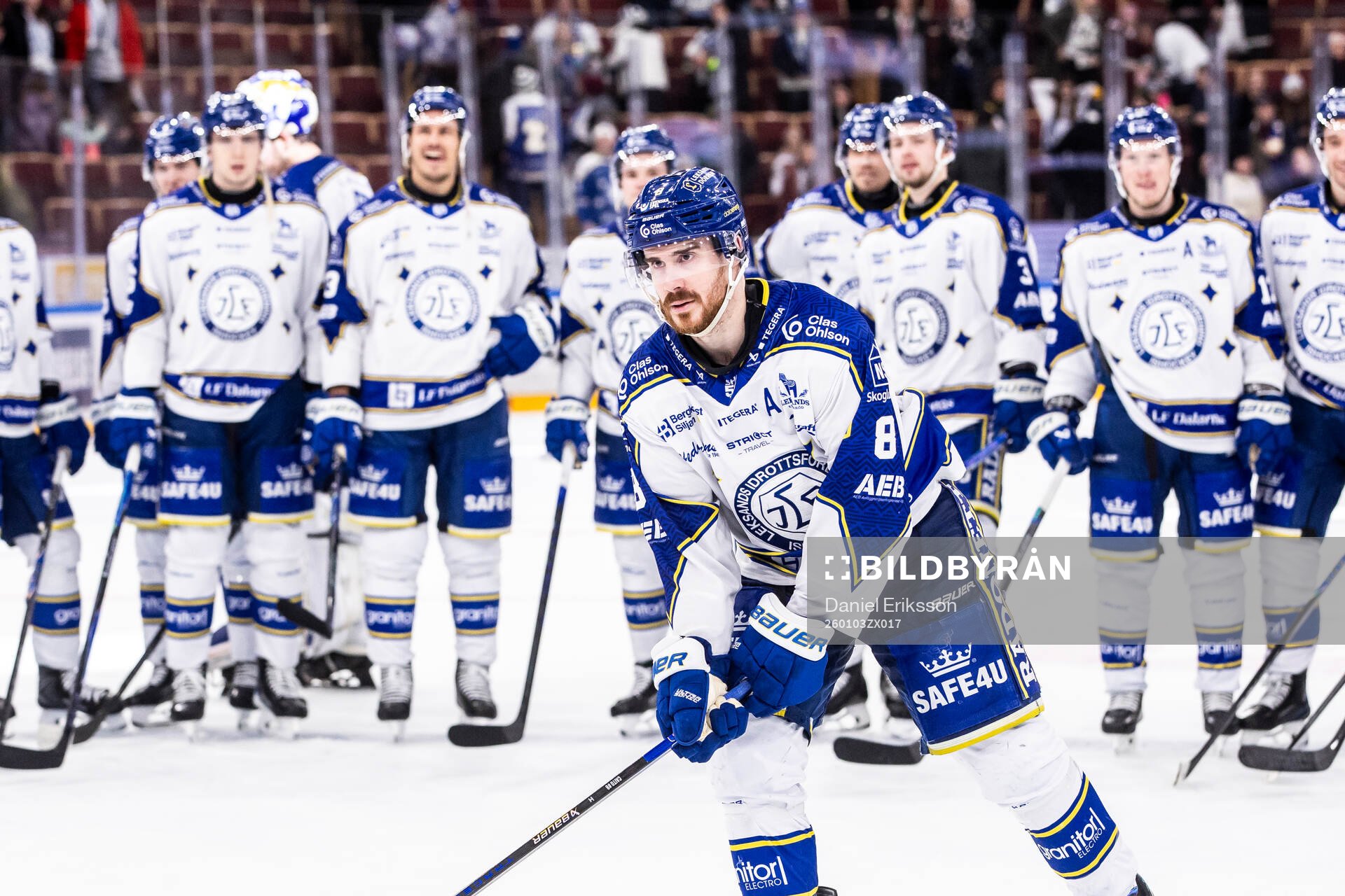 Leksands Matt Caito jublar