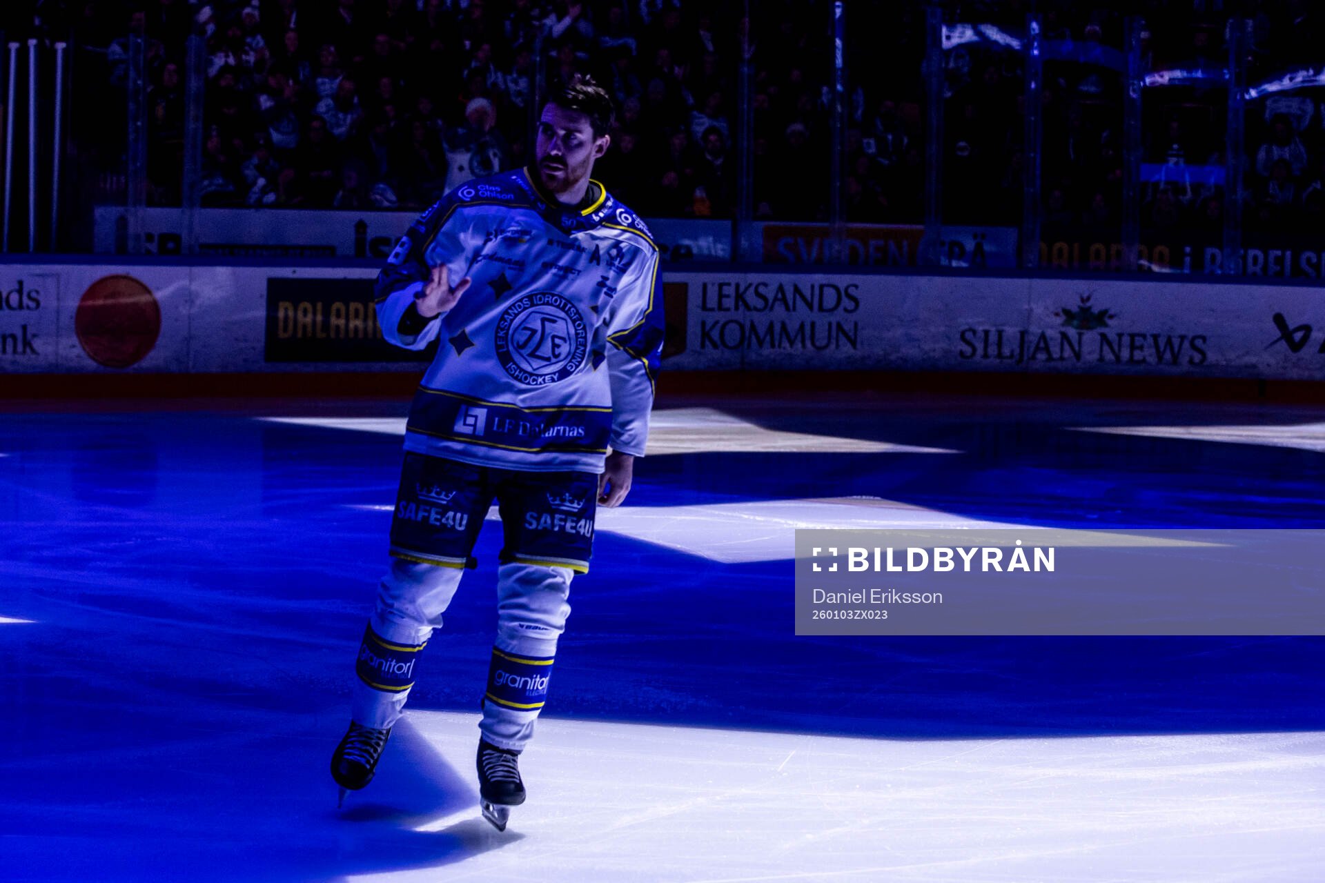 Leksands Matt Caito hyllas för 300 matcher innan