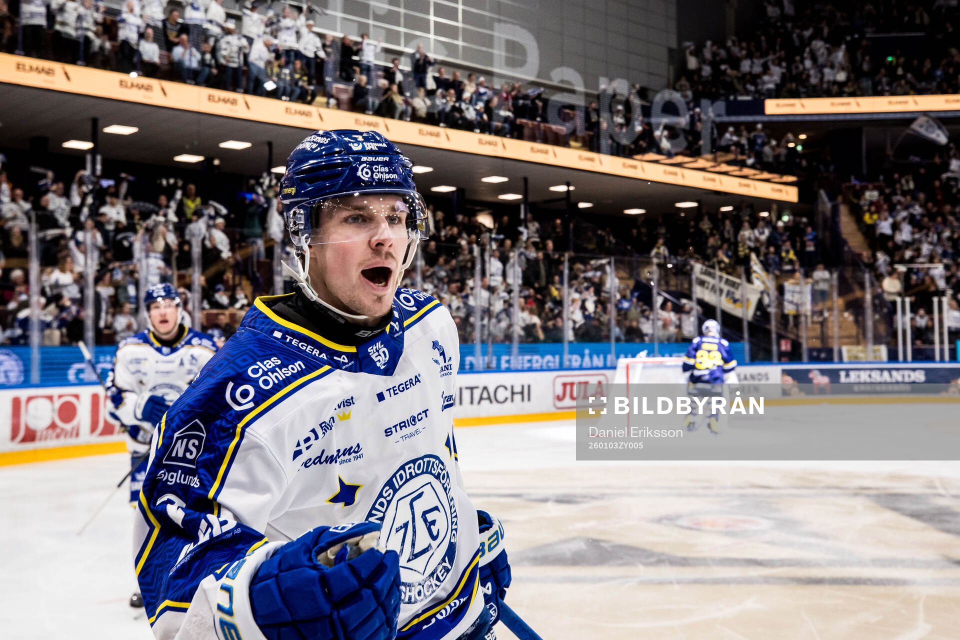 Leksands Marcus Karlberg jublar