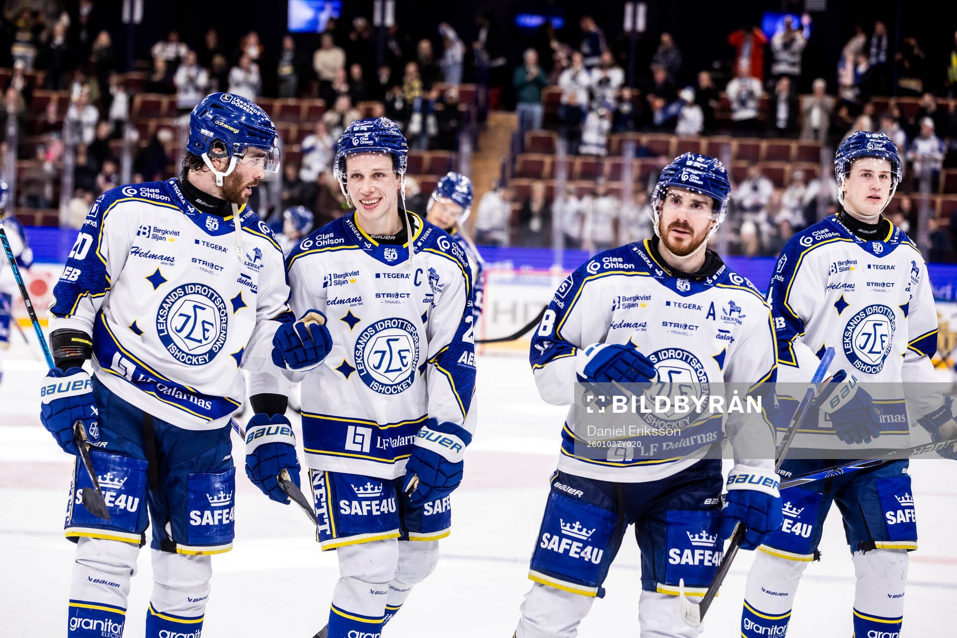 Leksands Nolan Stevens och Lukas Vejdemo och Matt Caito och
