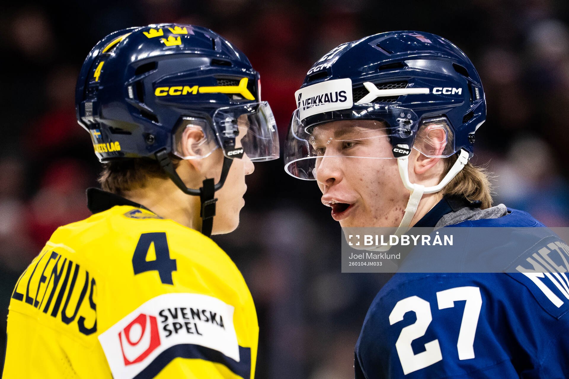 Leo Sahlin Wallenius of Sweden and Julius Miettinen of