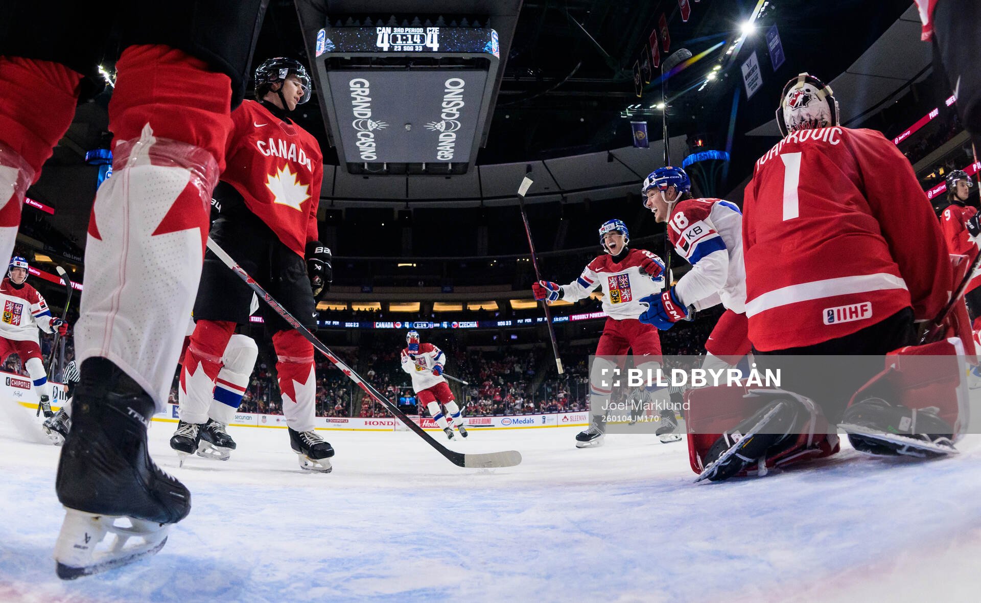 Tomas Galvas and Tomas Poletin of Czech Republic celebrate