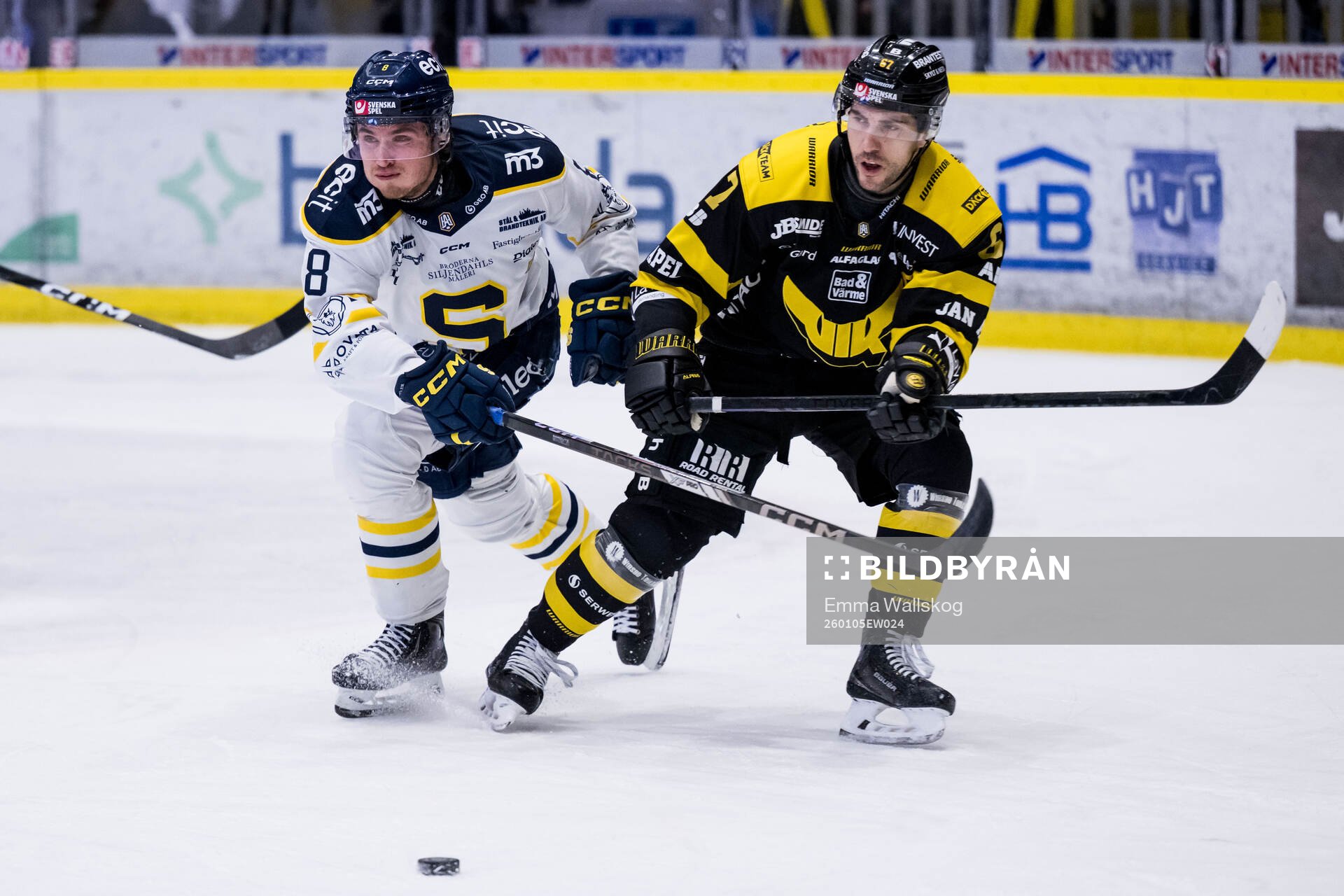 Södertäljes William Wiå och Västerås Konstantin Komarek