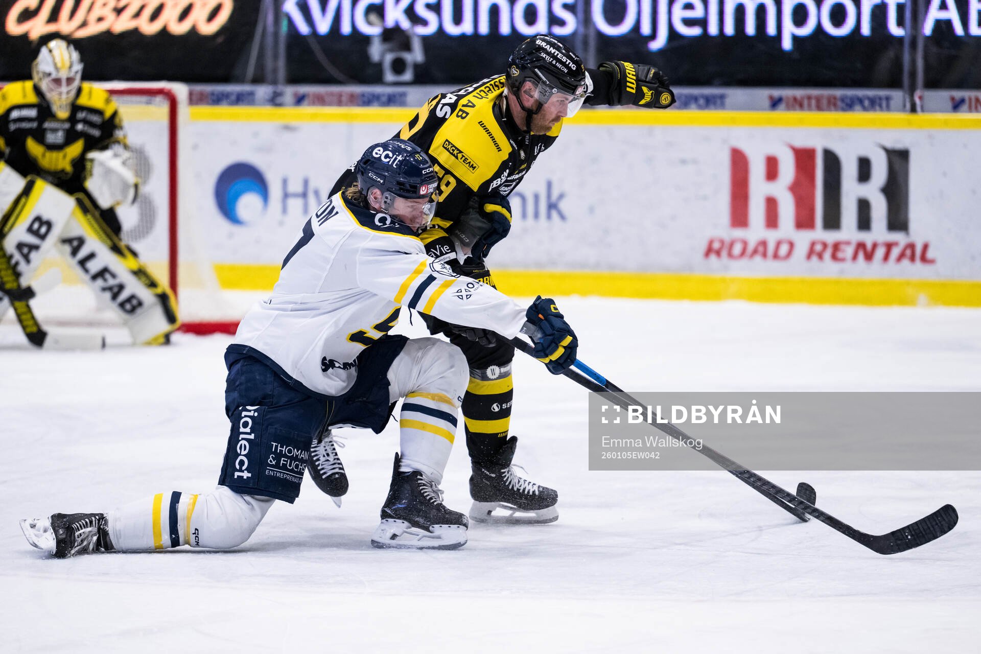 Södertäljes Carter Ashton och Västerås Anton Mylläri