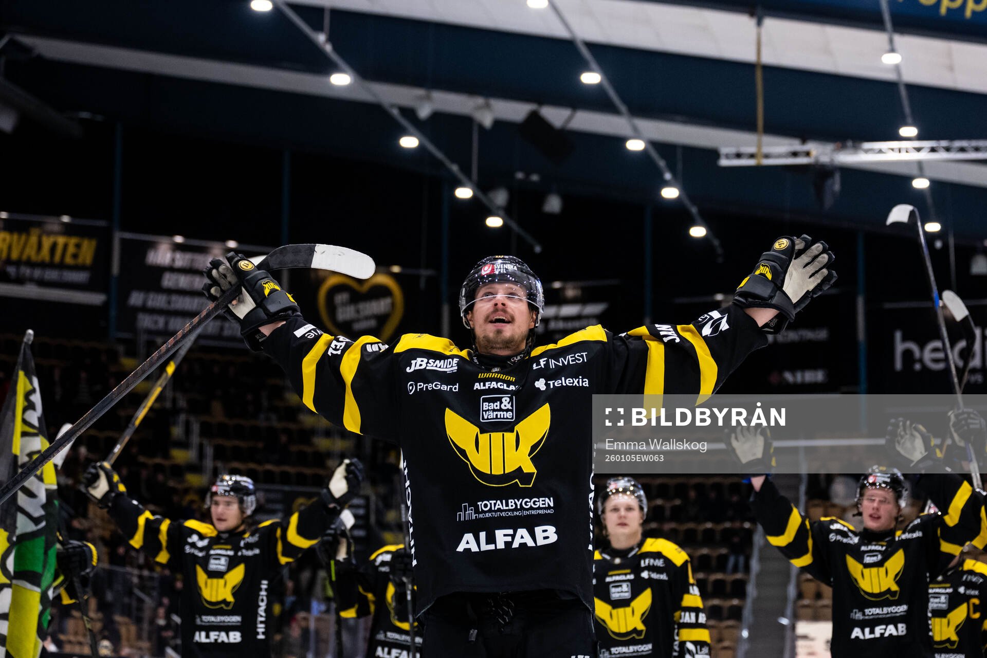 Västerås Jimmie Jansson jublar