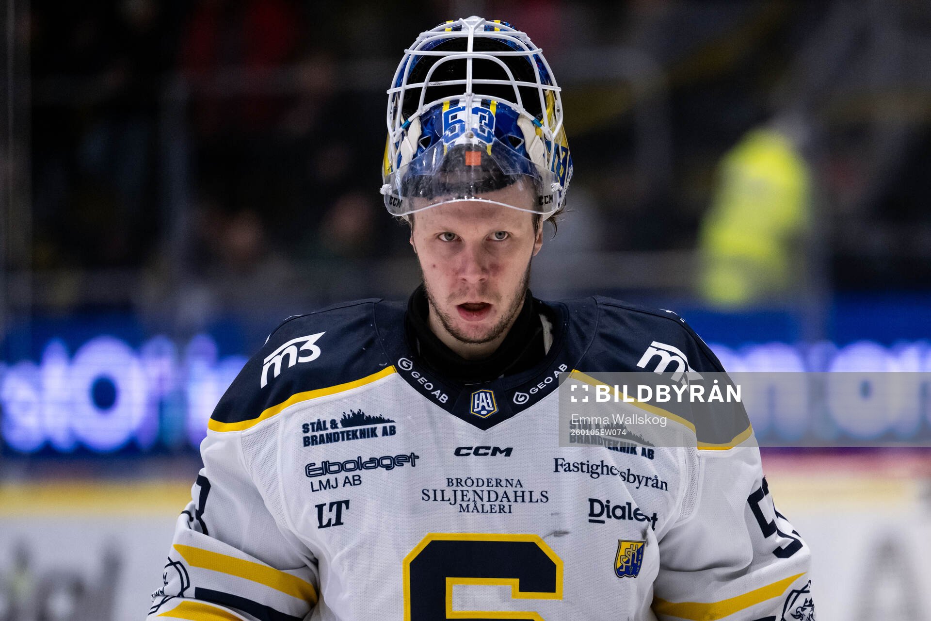 Södertäljes målvakt Niclas Westerholm deppar