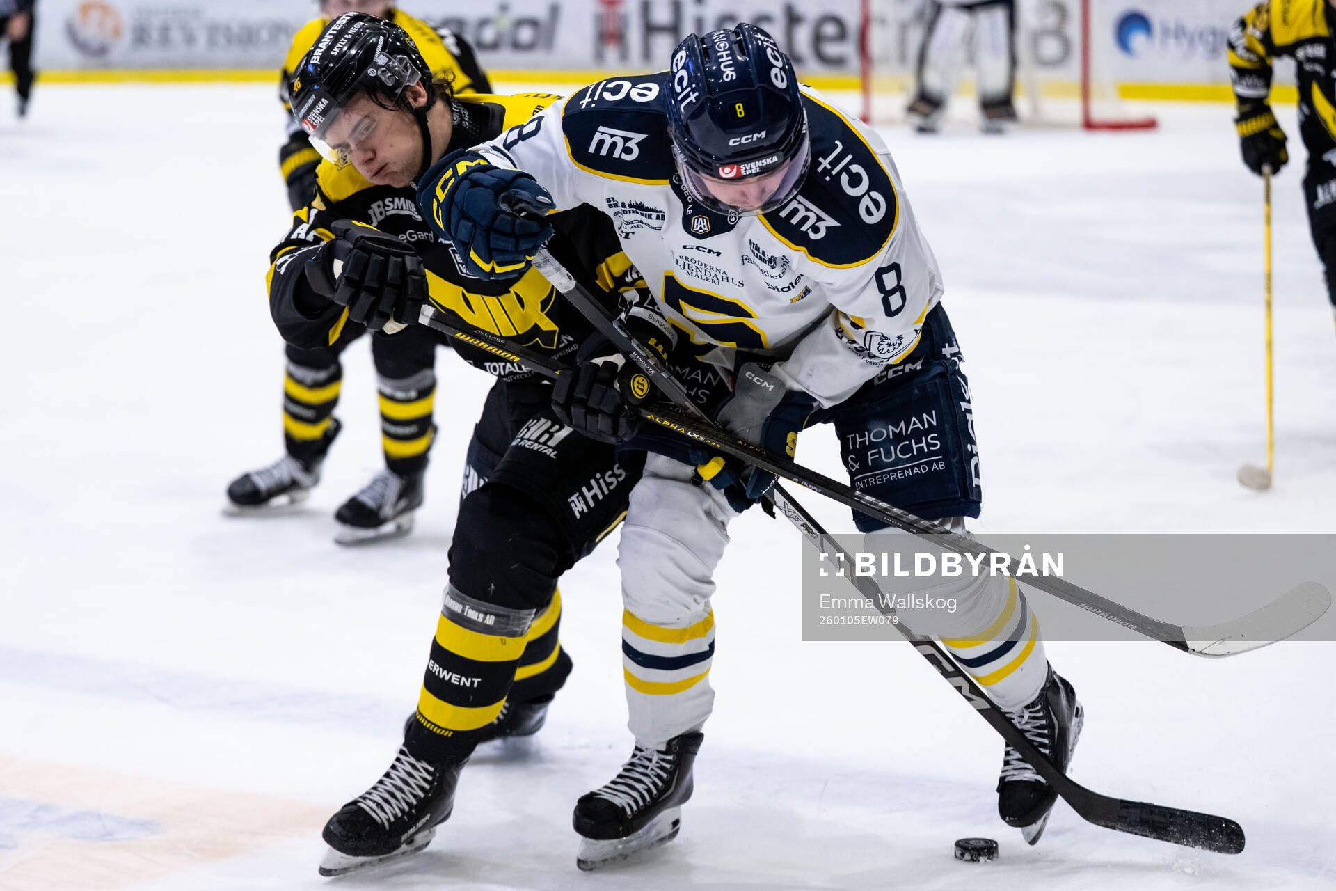 Västerås Svante Sjödin och Södertäljes William Wiå