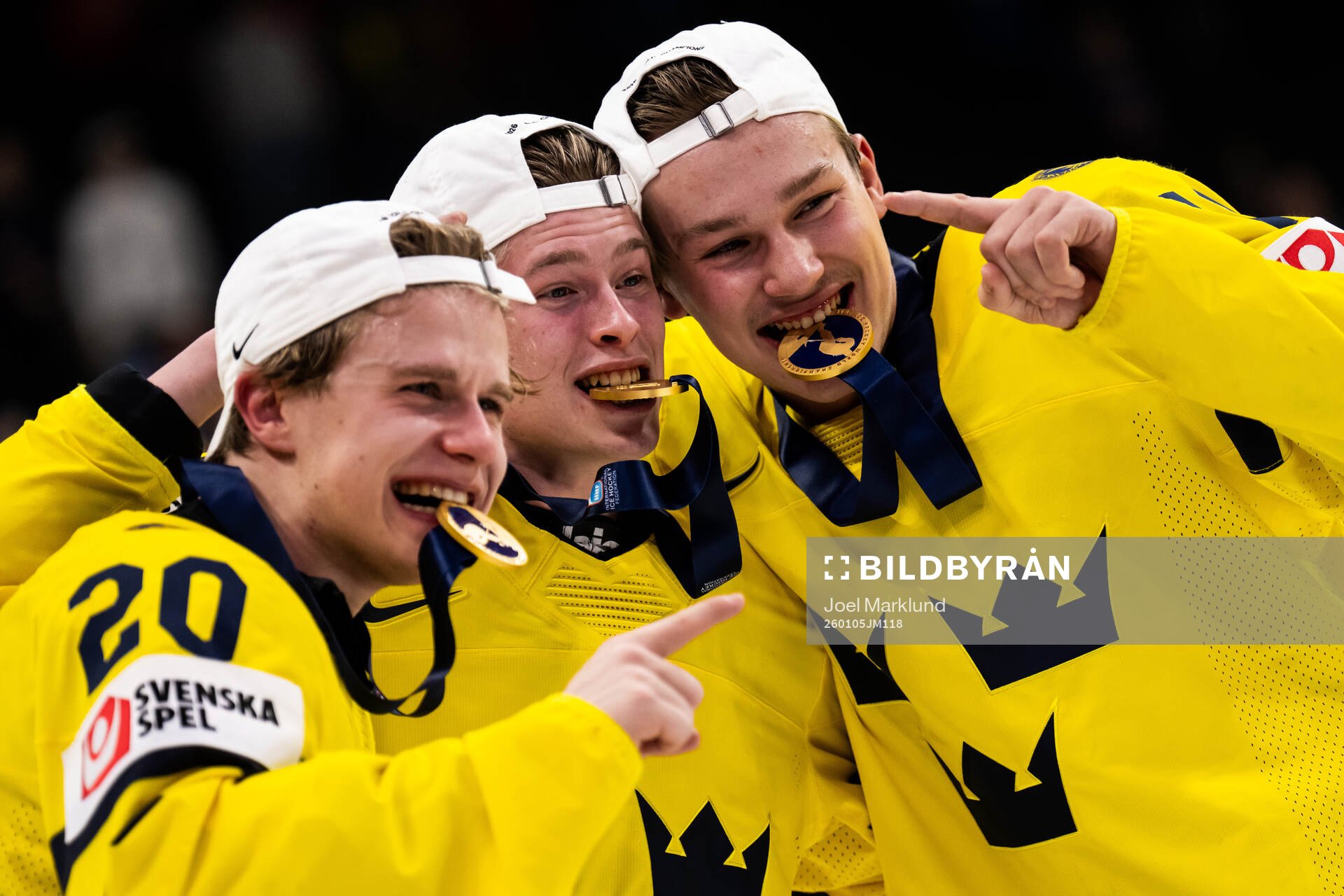 Alfons Freij, Victor Johansson and William Håkansson of