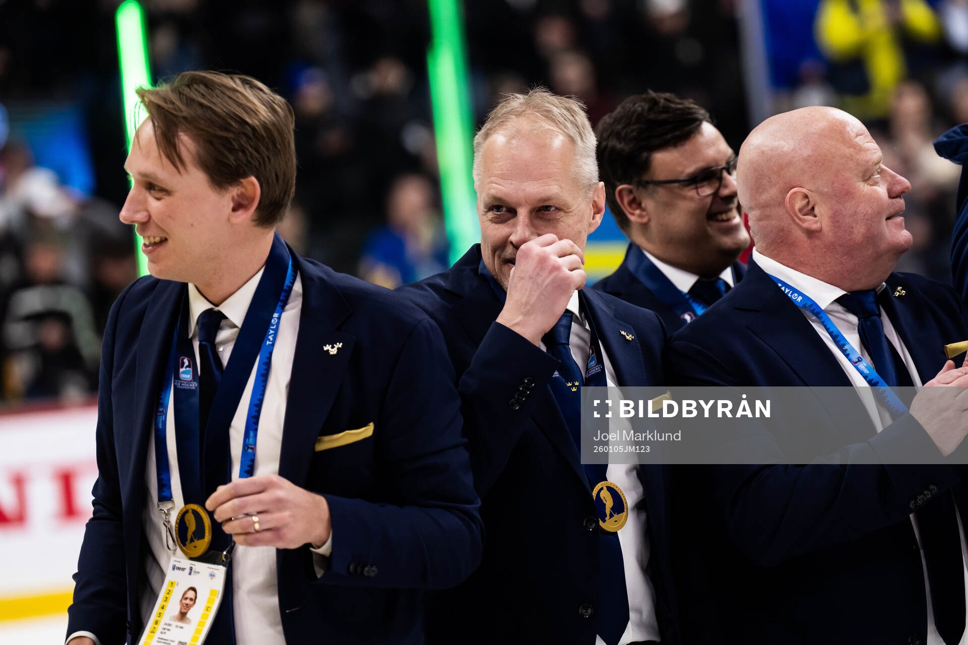 Head coach Magnus Hävelid of Sweden celebrates
