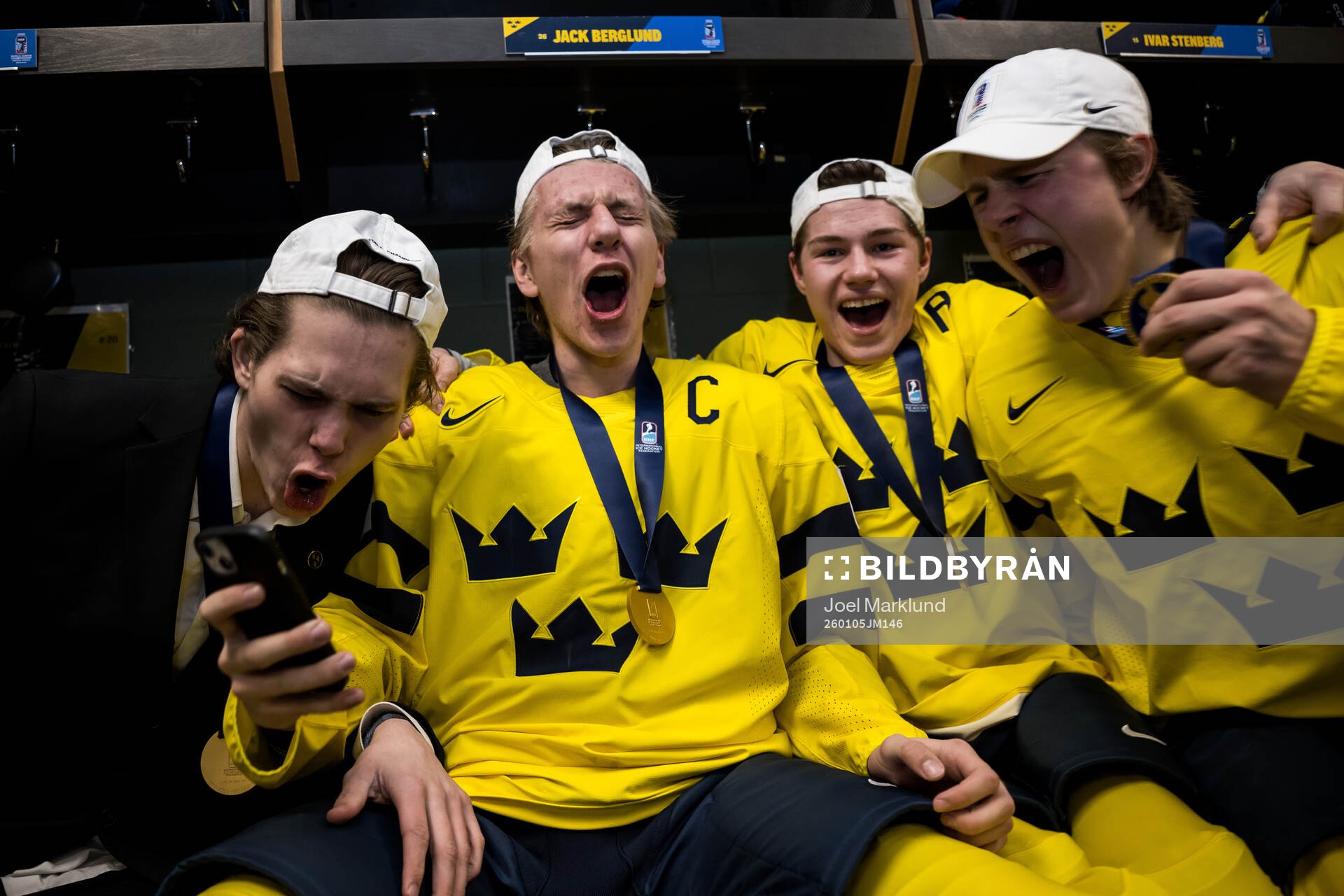 Jack Berglund, Leo Sahlin Wallenius and Ivar Stenberg of