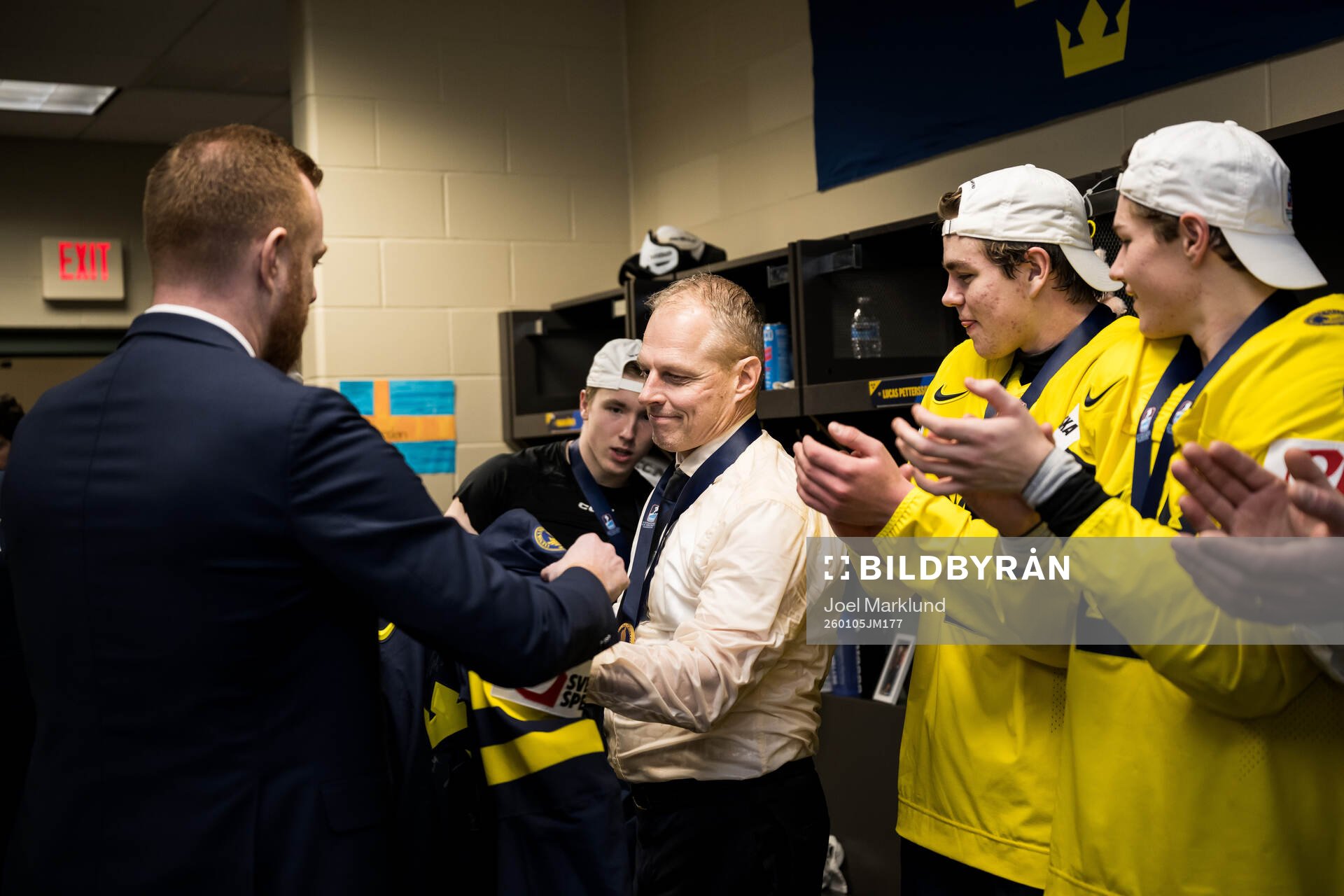 General manager Anders Lundberg and Head coach Magnus