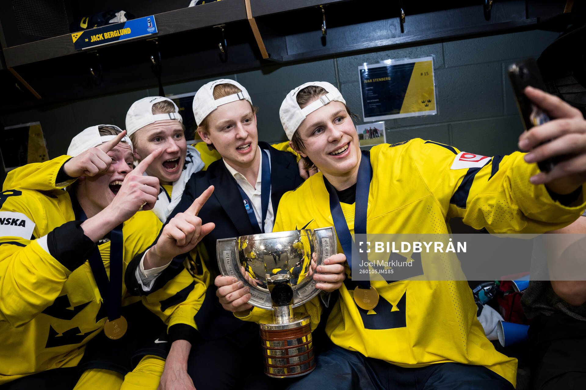 Victor Johansson, Liam Danielsson, Viggo Gustafsson and