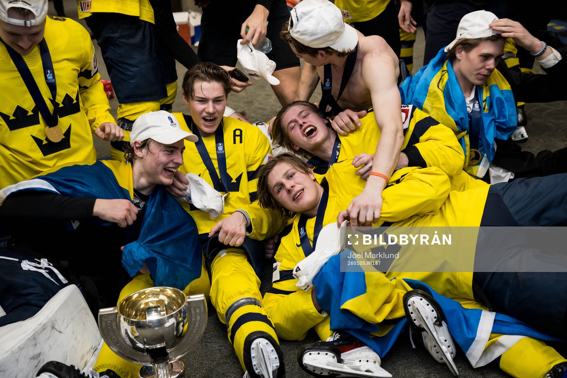 Goaltender Love Härenstam, Leo Sahlin Wallenius, Ivar