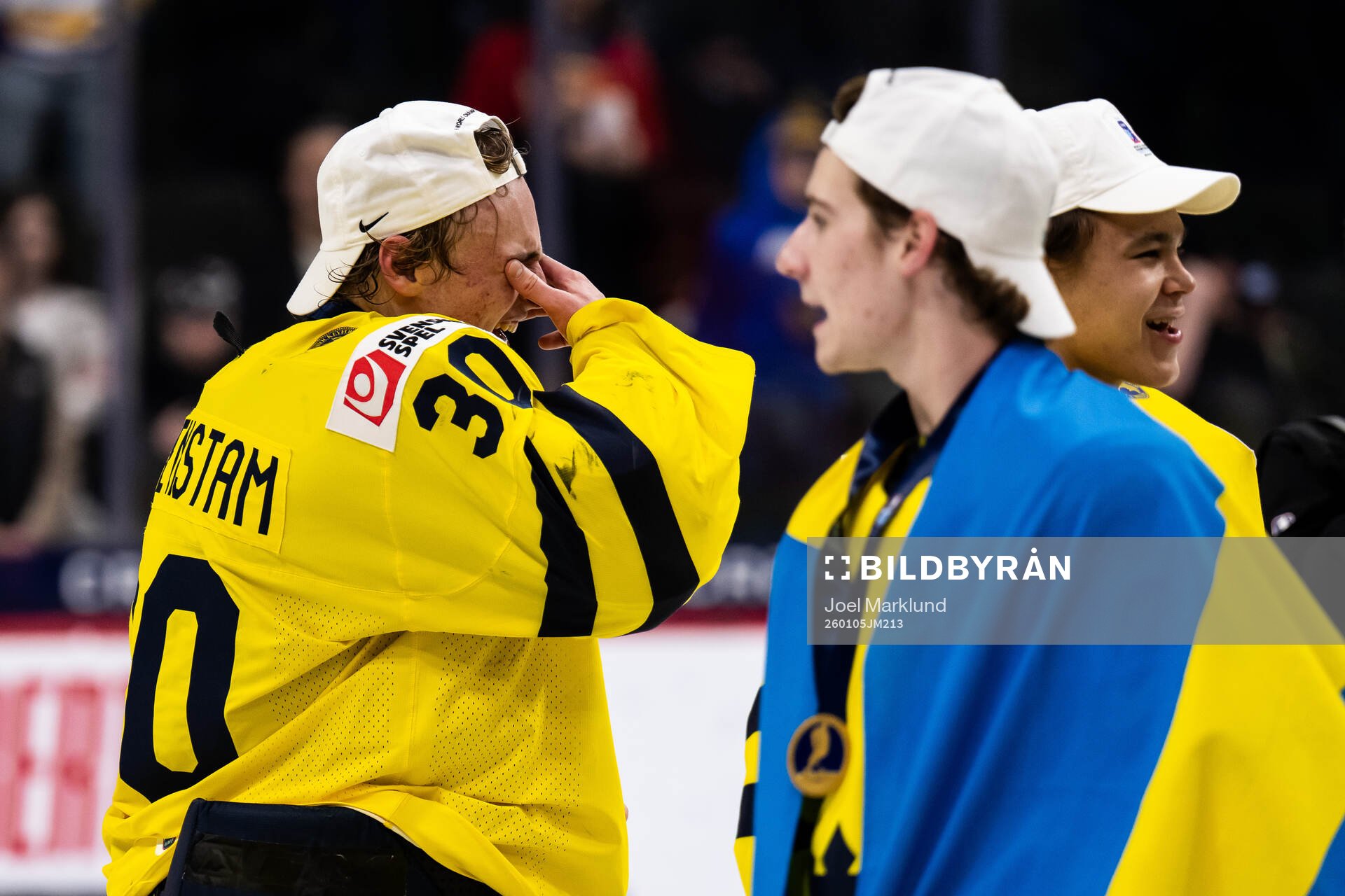Goaltender Love Härenstam and goaltender Herman Liv of