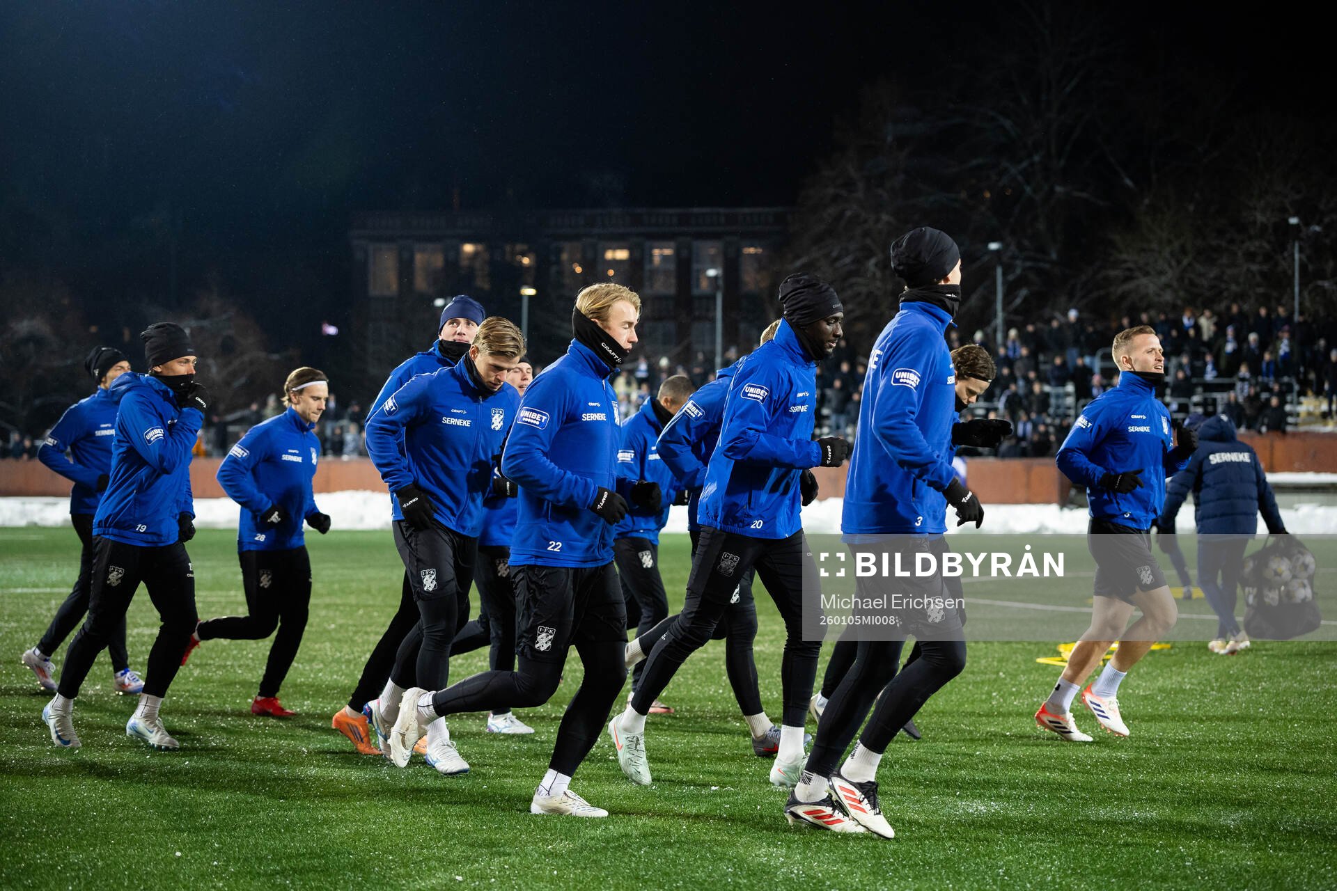 IFK Göteborgs Felix Eriksson, Noah Tolf och Imam Jagne