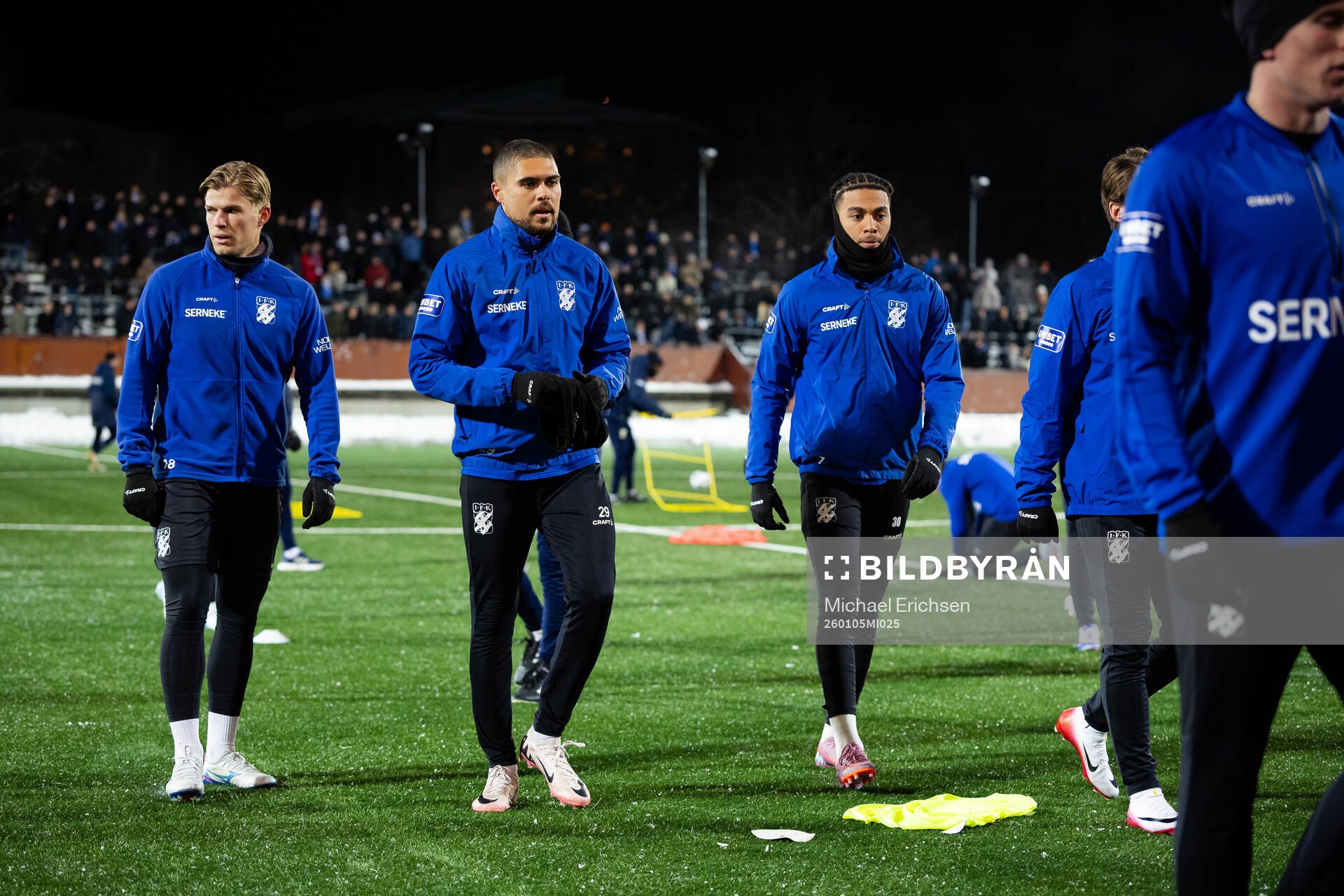 IFK Göteborgs Felix Eriksson, Thomas Santos och Sebastian