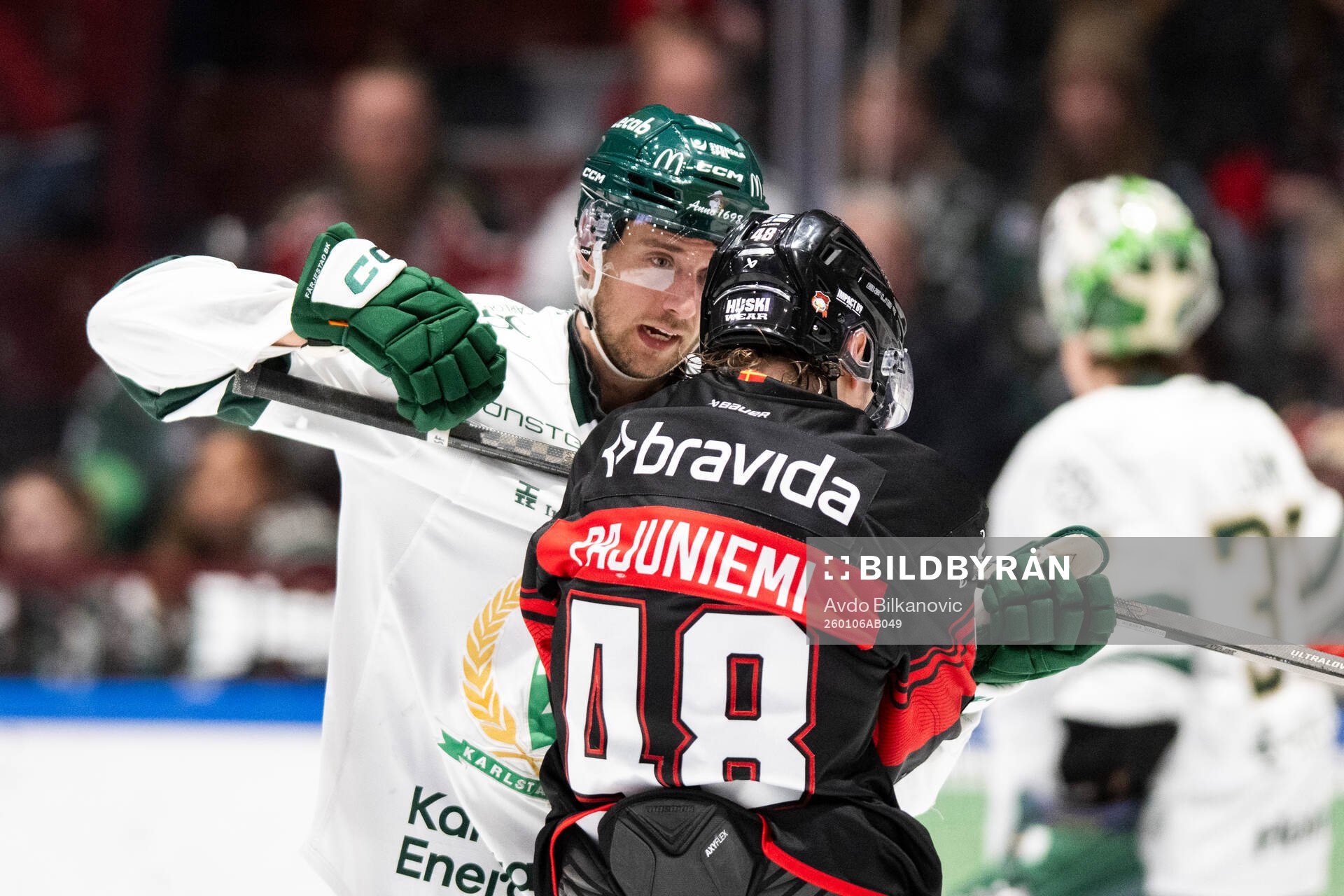 Malmö Redhawks Lauri Pajuniemi i bråk mot Färjestads
