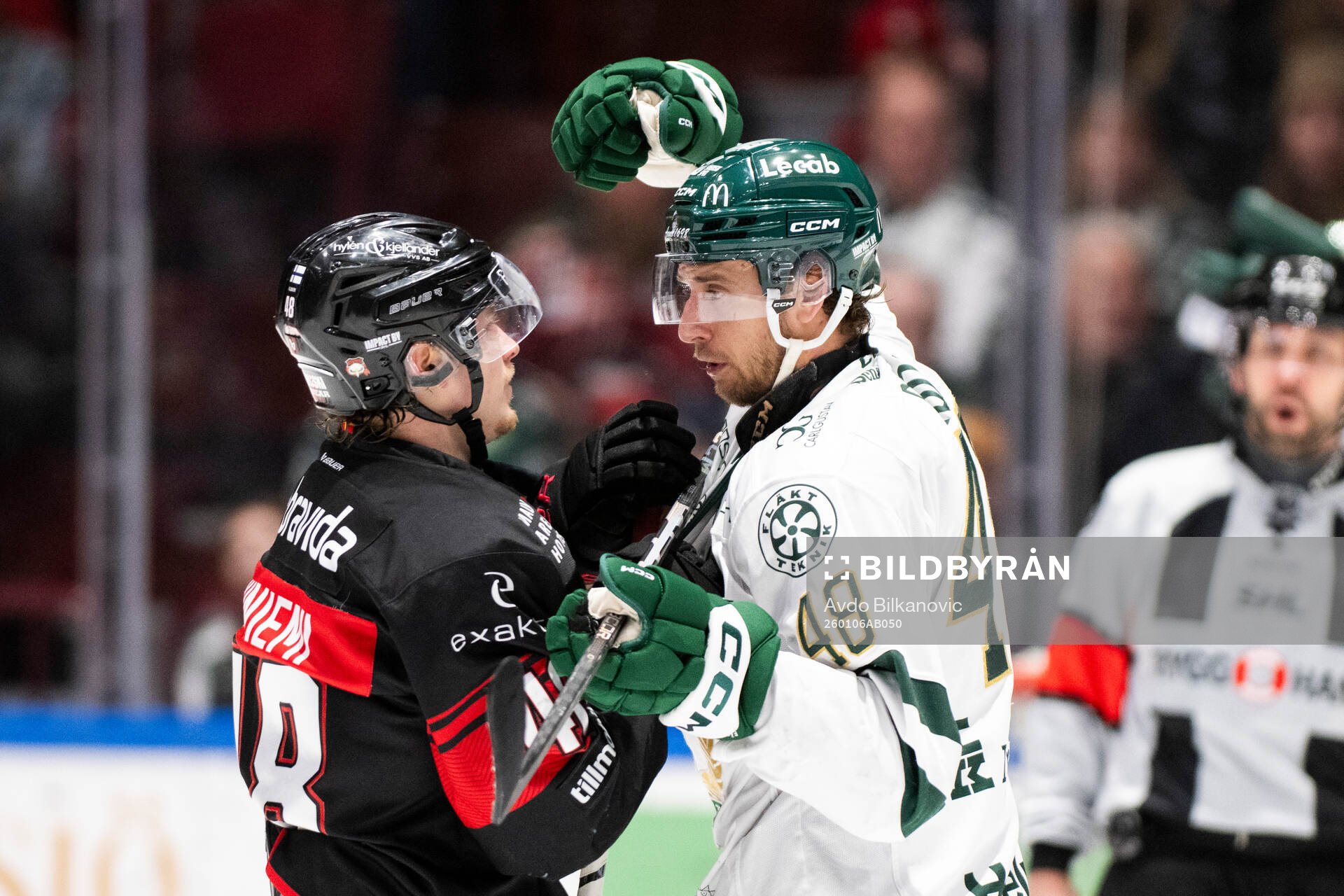 Malmö Redhawks Lauri Pajuniemi i bråk mot Färjestads