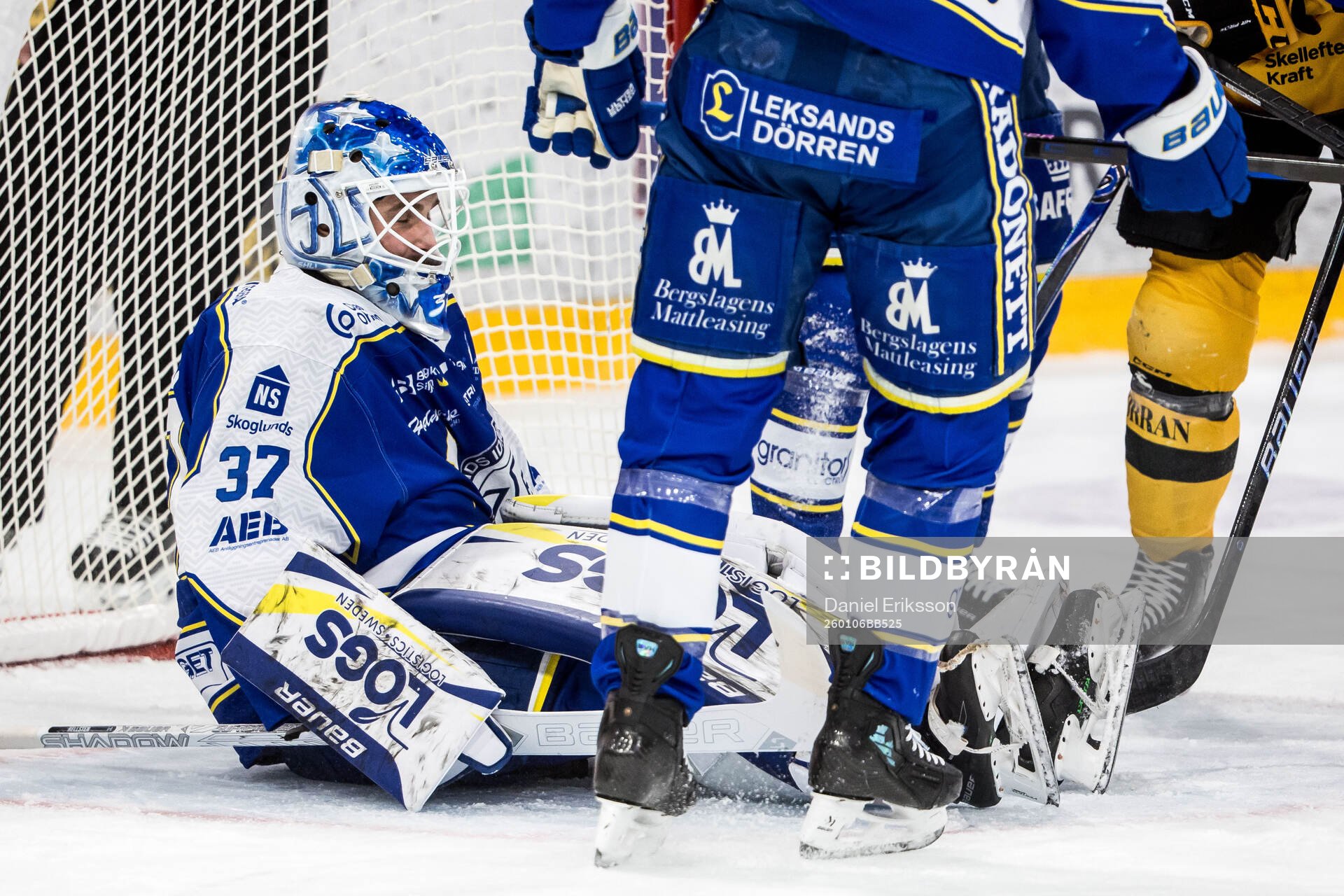 Leksands målvakt Jakob Hellsten
