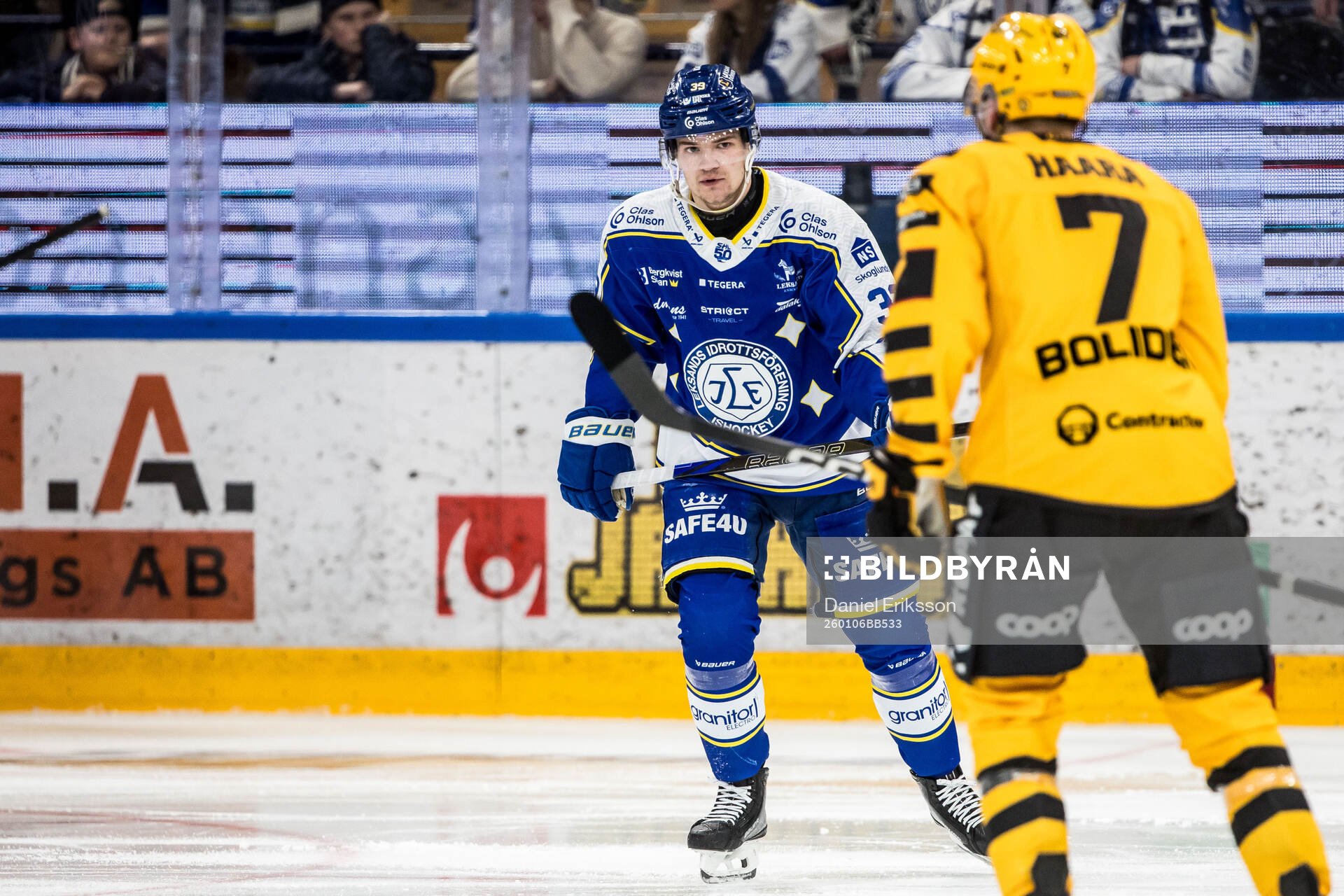 Leksands Olle Strandell jublar