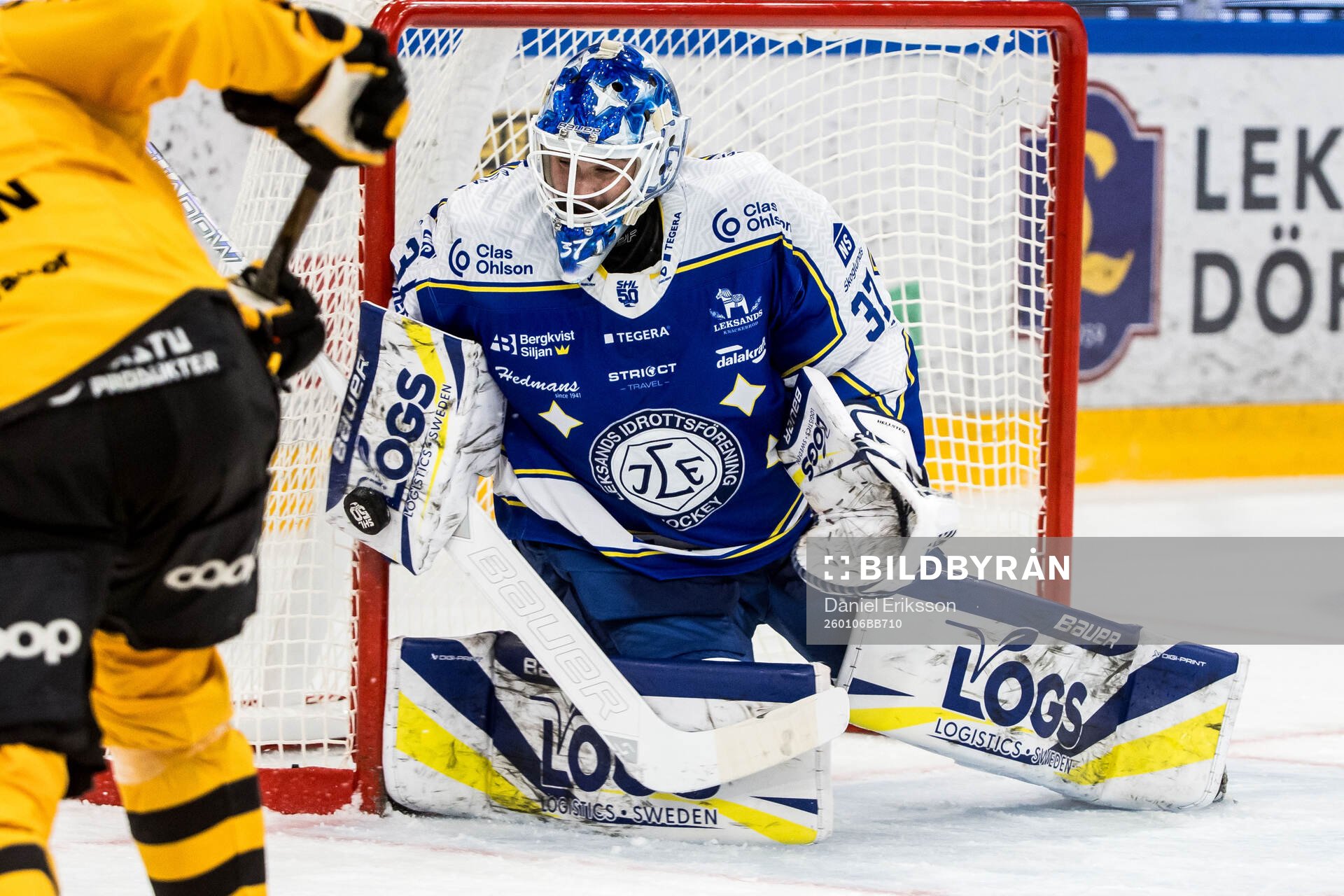 Leksands målvakt Jakob Hellsten