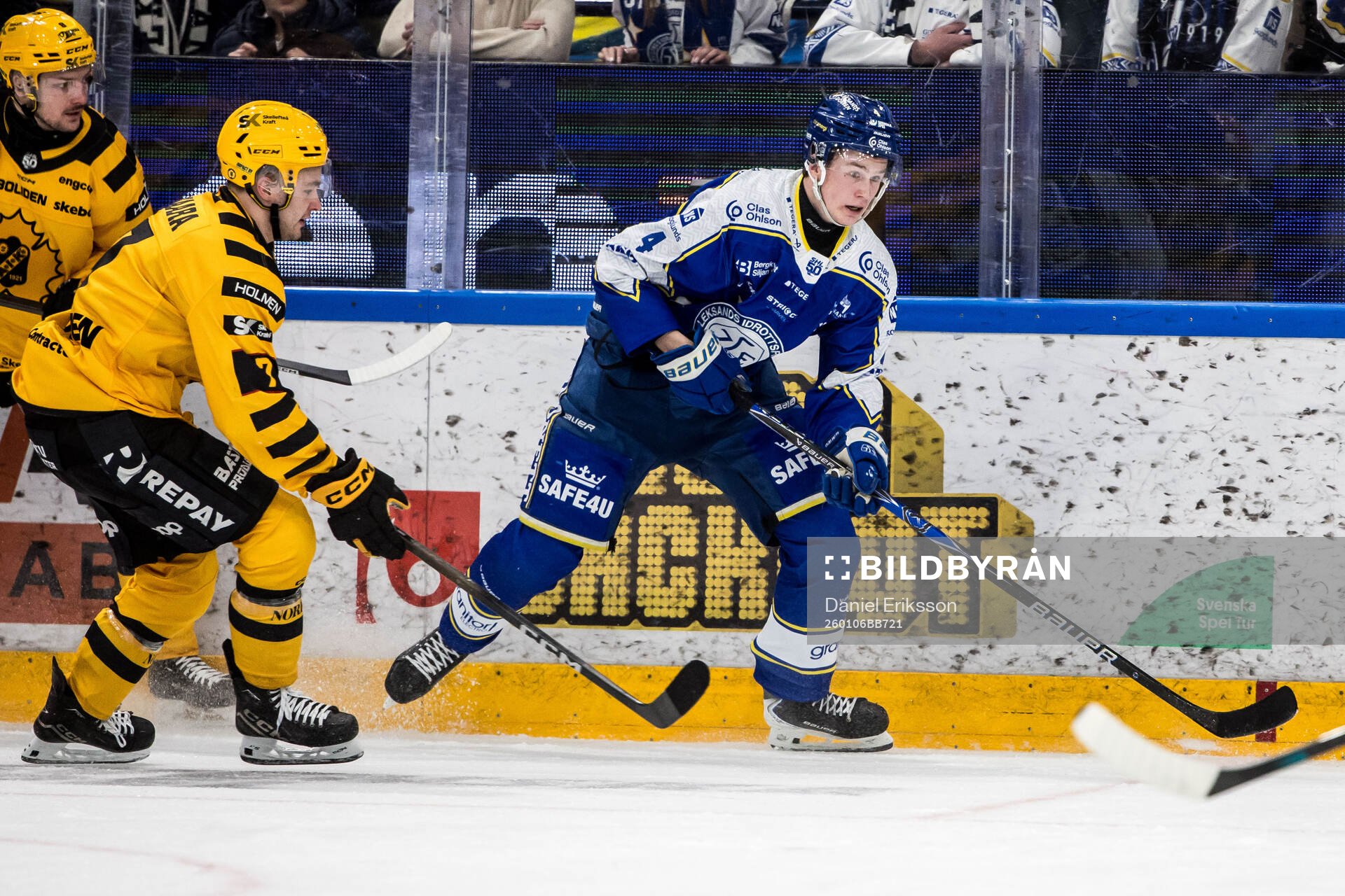 Skellefteås Frans Haara och Leksands Tinus Luc Koblar