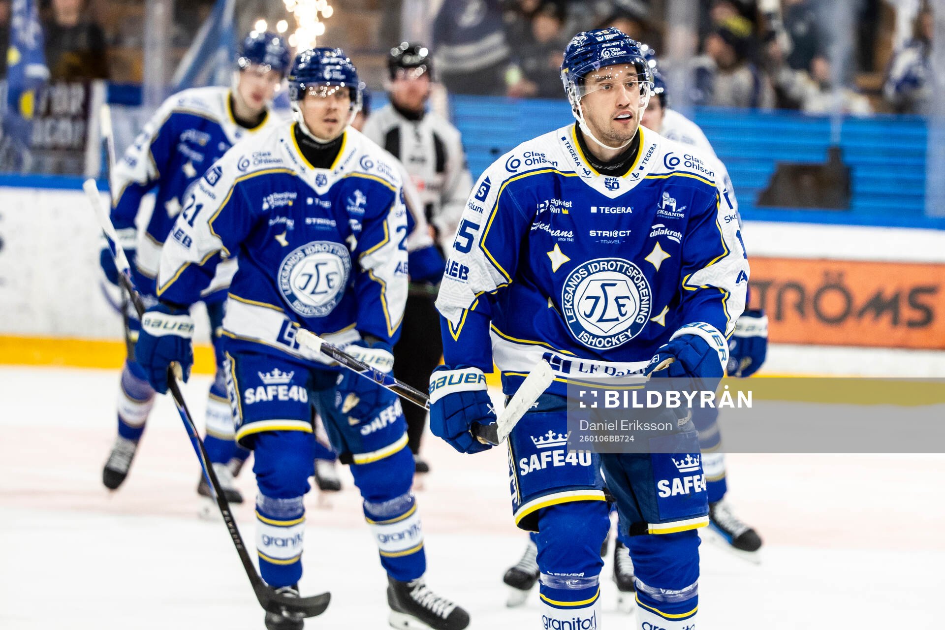 Leksands Max Veronneau jubel