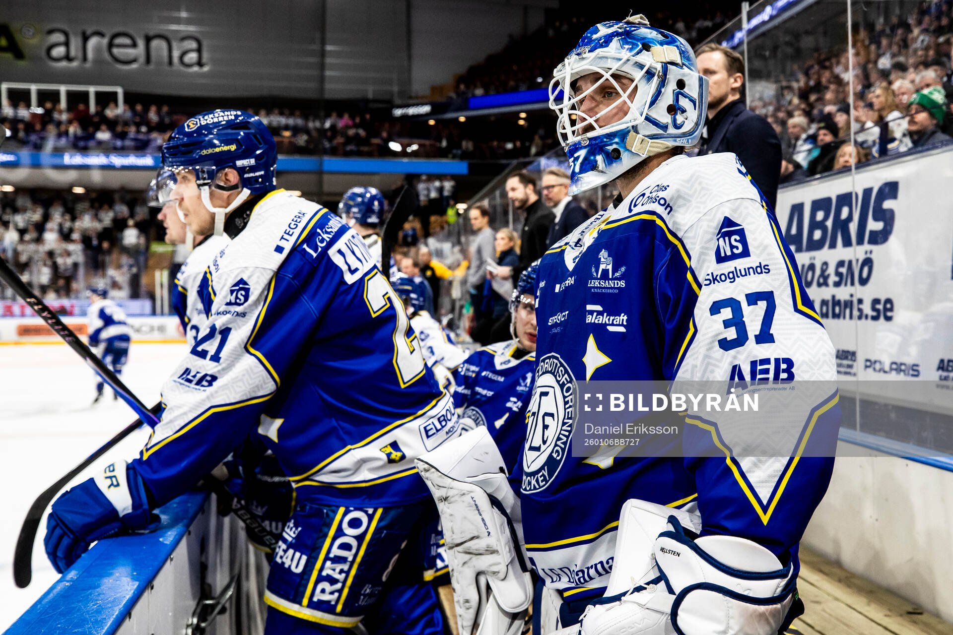 Leksands målvakt Jakob Hellsten
