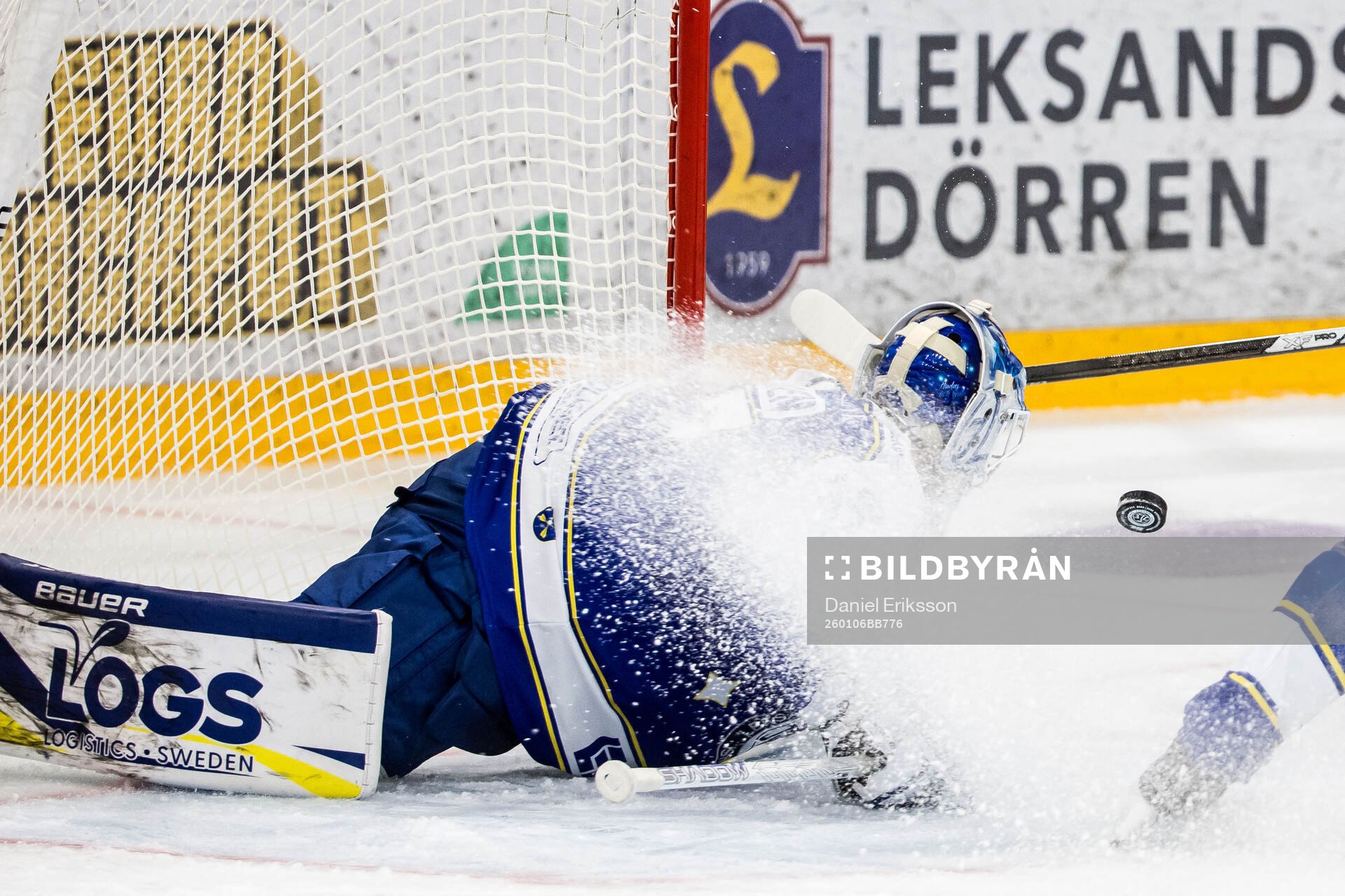 Leksands målvakt Jakob Hellsten