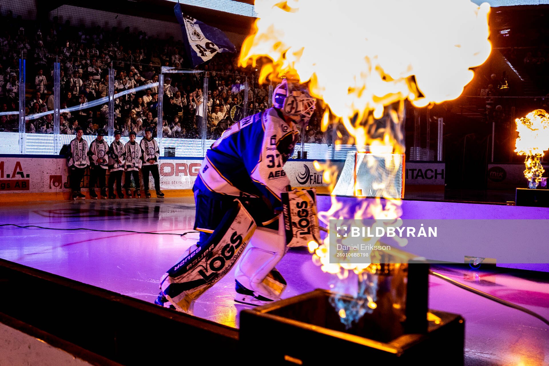 Leksands målvakt Jakob Hellsten