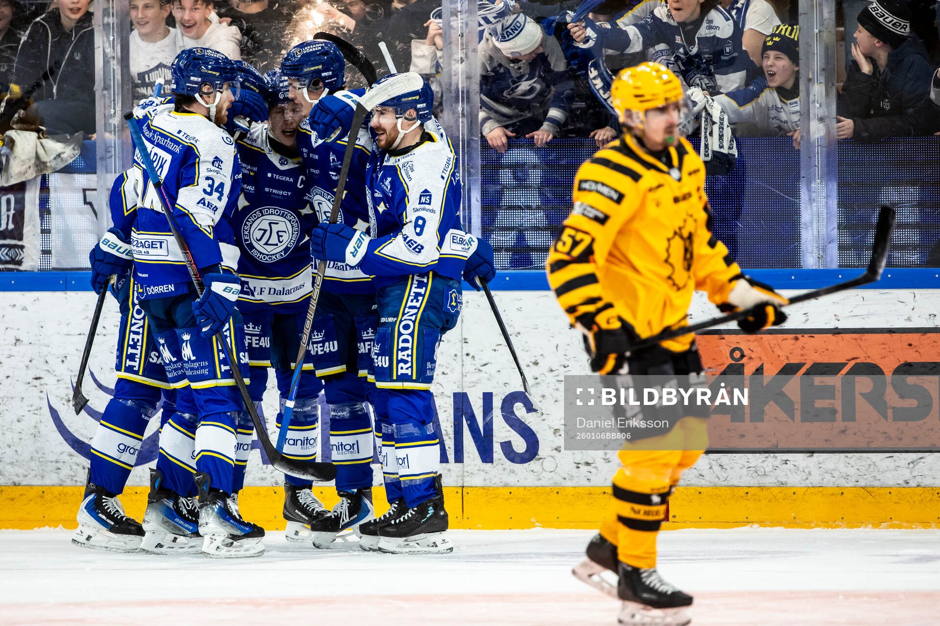 Leksands Lukas Vejdemo  jubel
