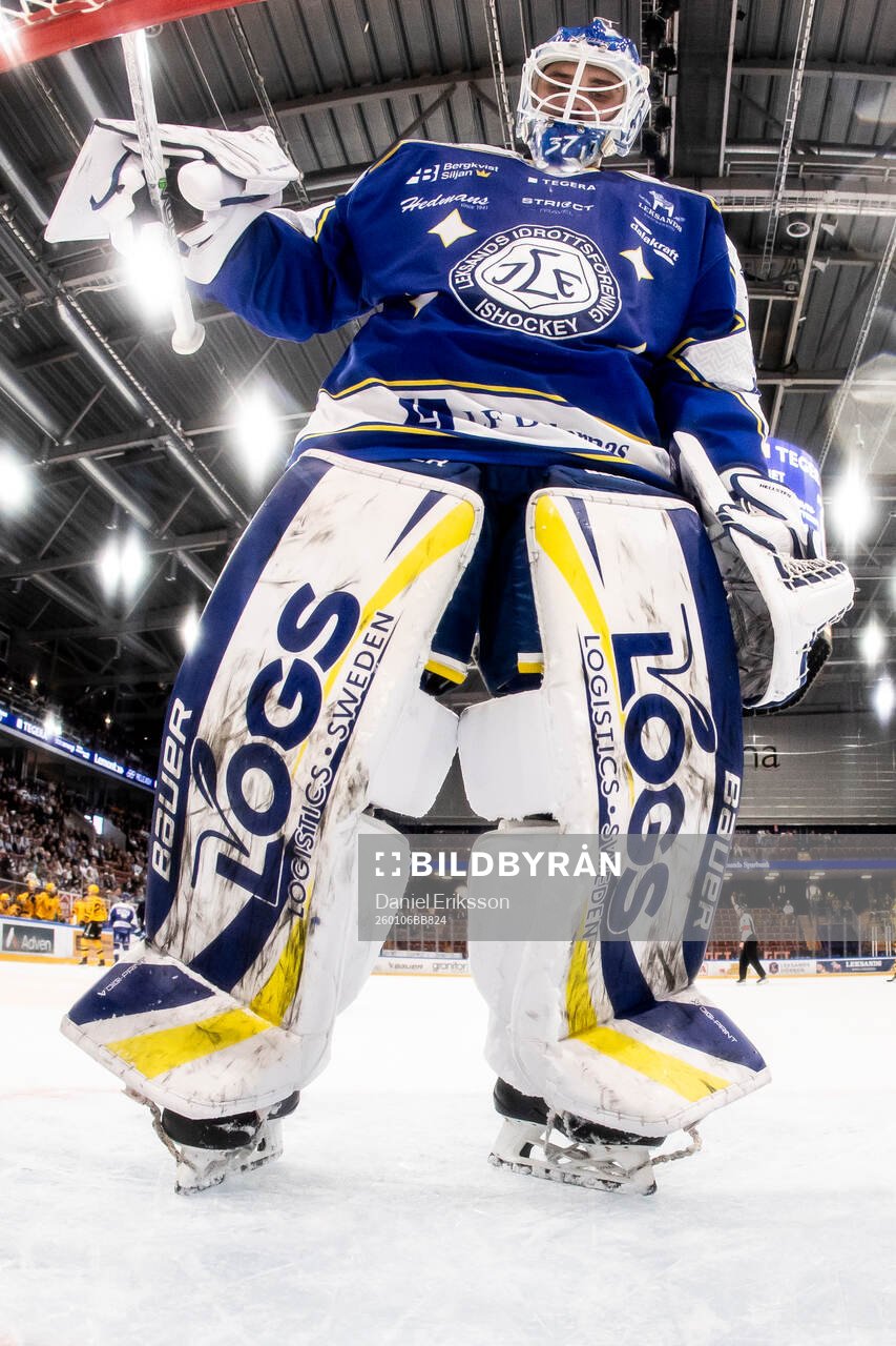 Leksands målvakt Jakob Hellsten