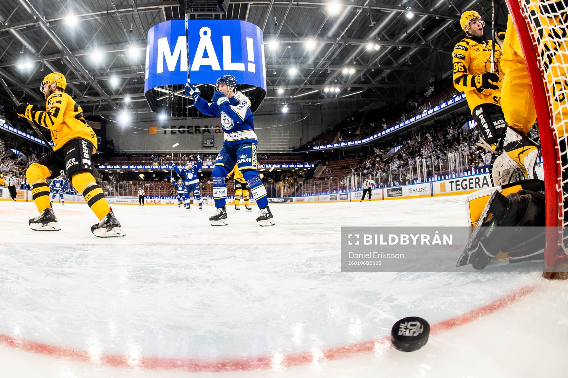 Leksands Lukas Vejdemo jublar