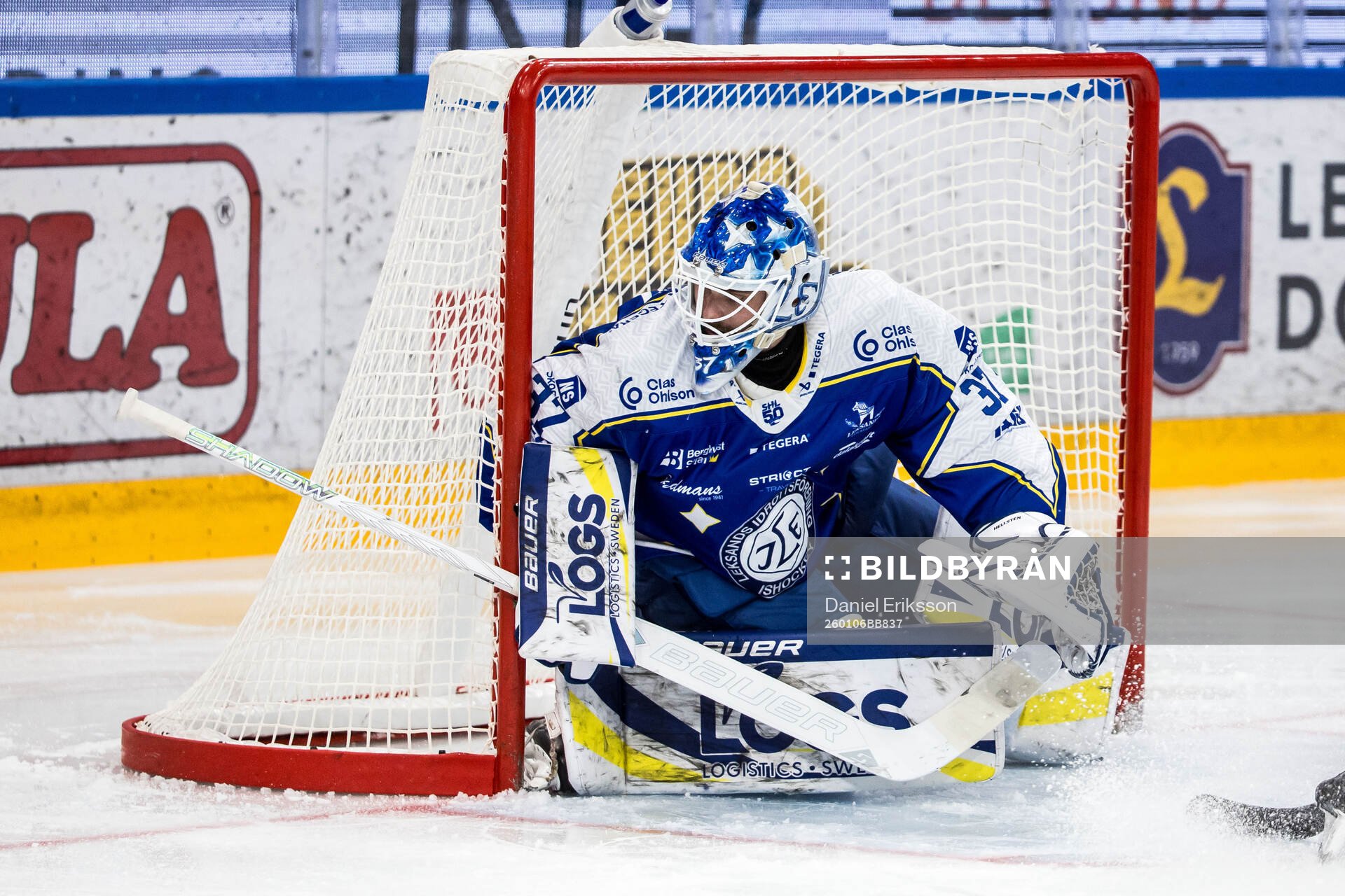 Leksands målvakt Jakob Hellsten