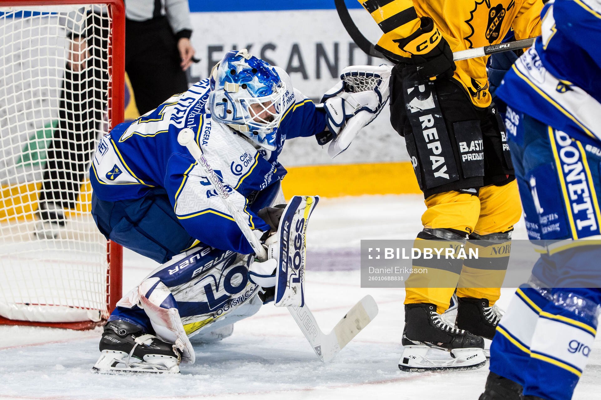 Leksands målvakt Jakob Hellsten