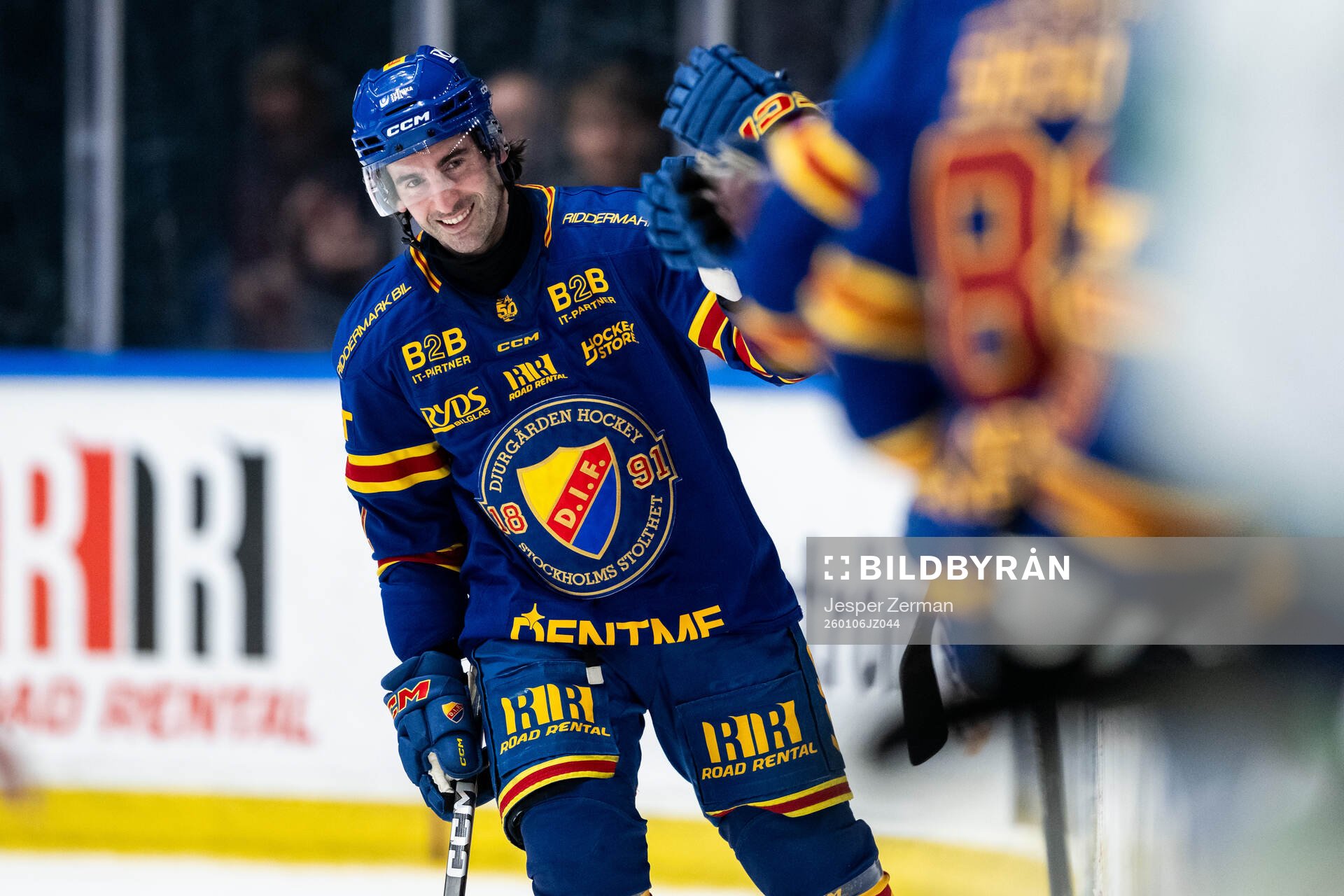 Djurgårdens Joseph Laleggia jublar
