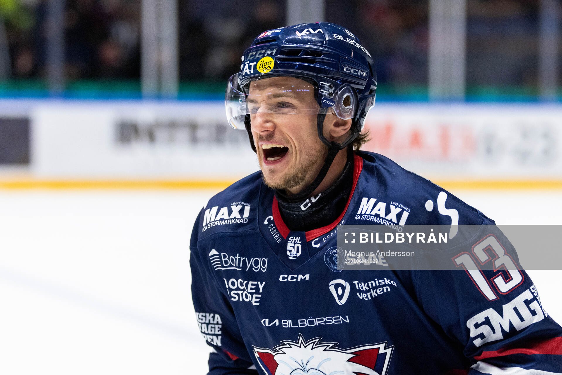 Linköpings Jakub Vrana jublar