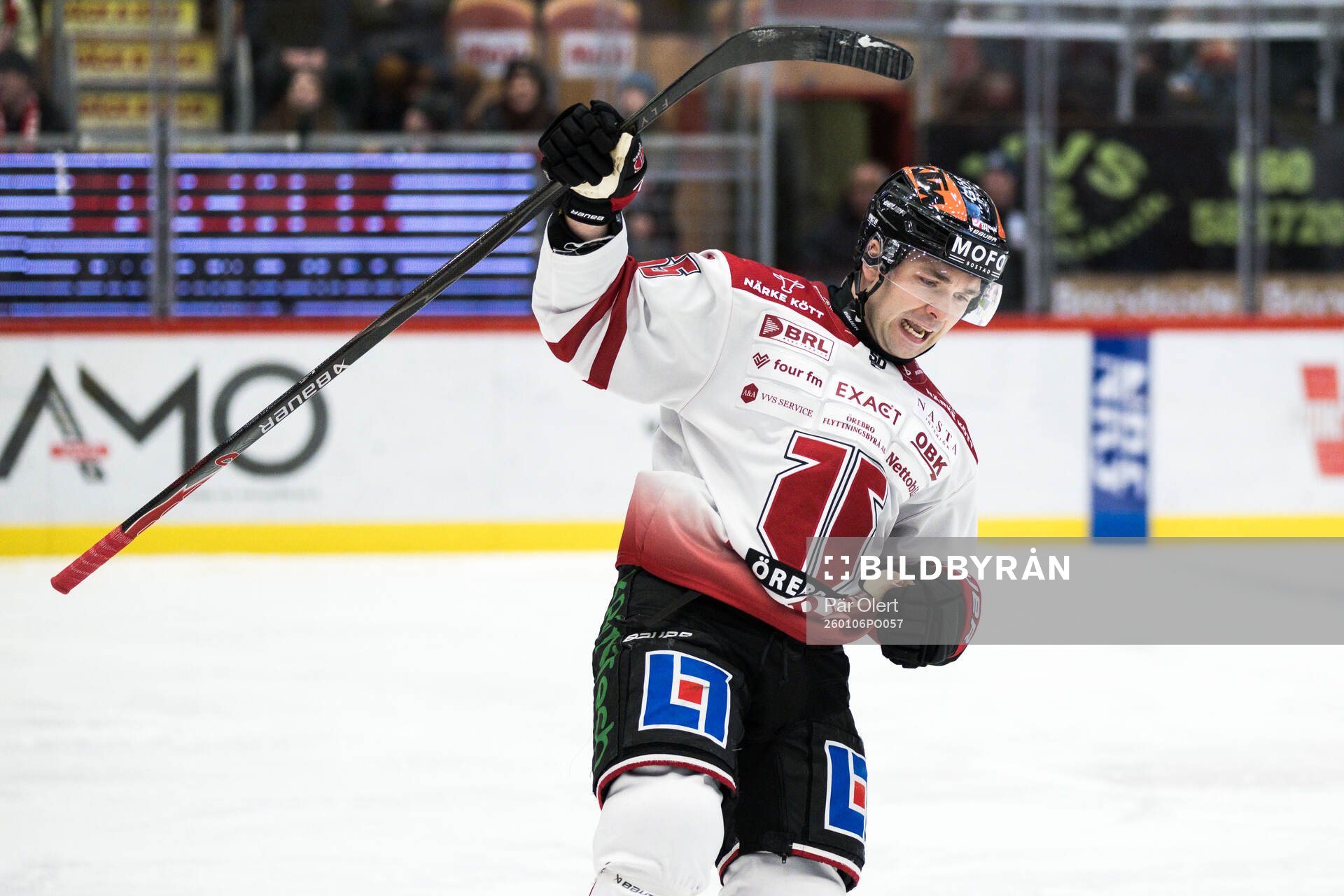 Örebros David Quenneville jublar