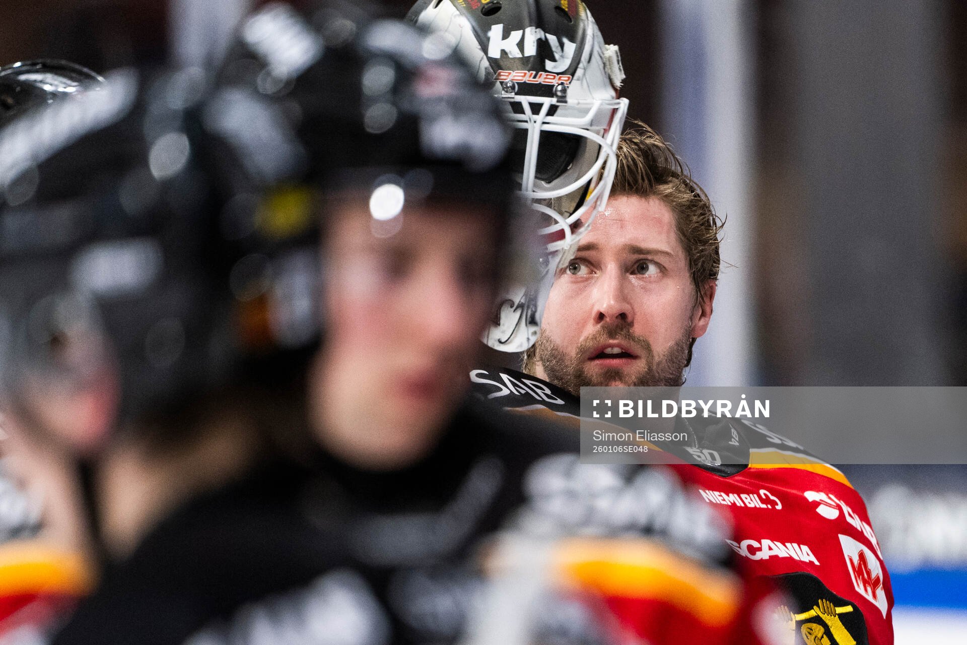 Luleås målvakt Joel Lassinantti