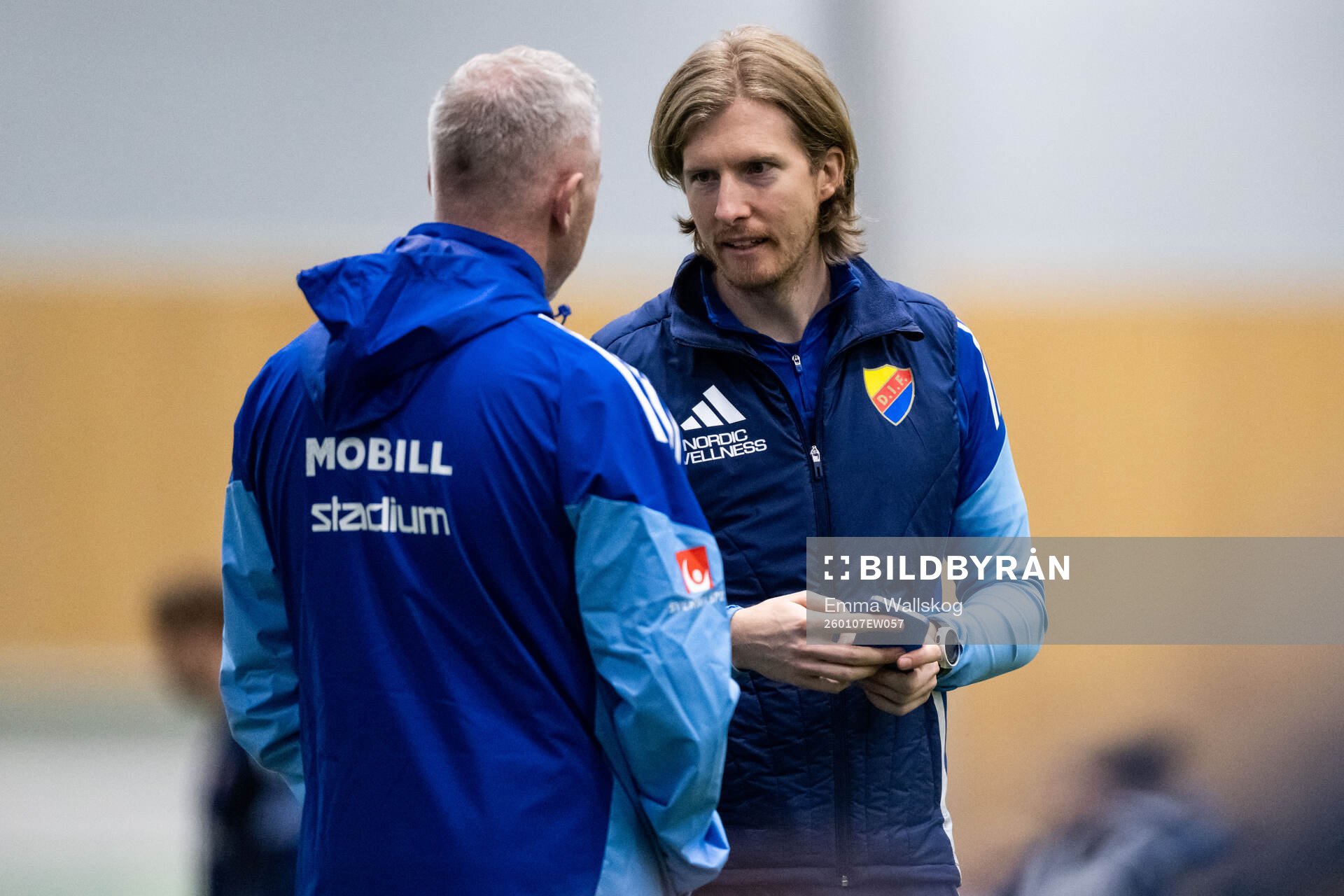 Tränare Willie Kirk och assisterande tränare Mikael