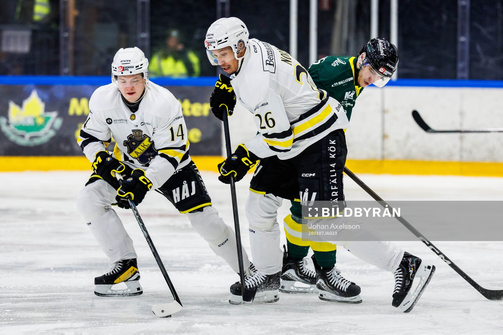 AIKs Jesper Emanuelsson och Oscar Nord