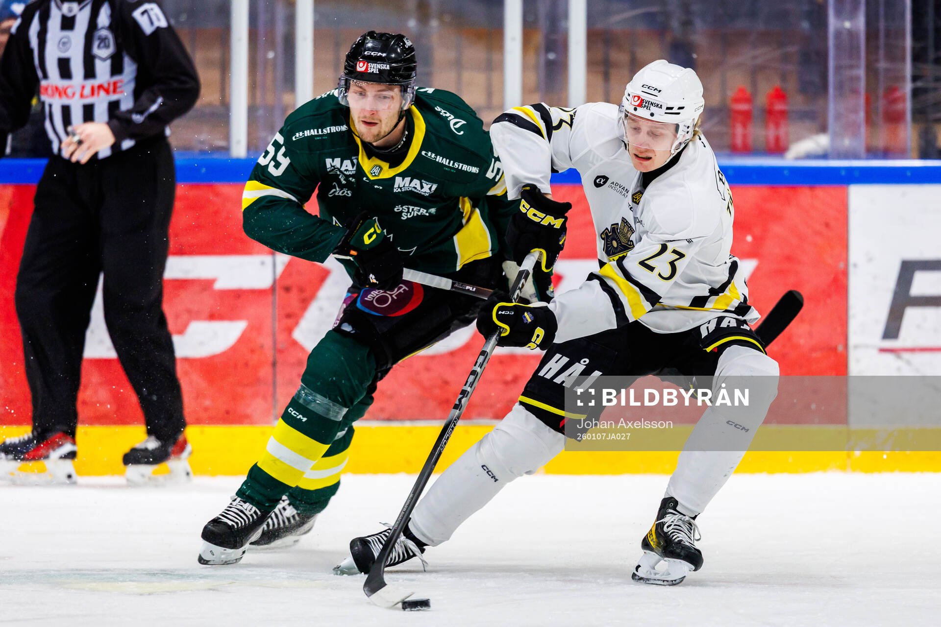 Östersunds Anton Klint och AIKs Oliver Tärnström