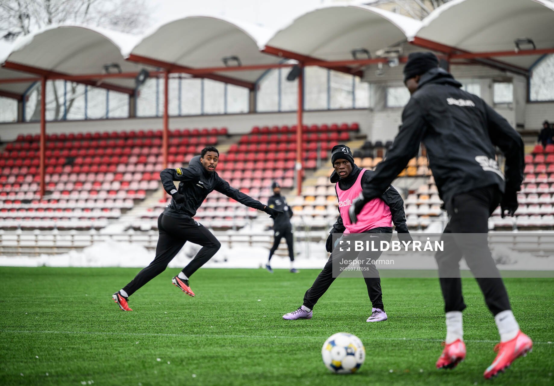 AIKs Abdihakin Ali och Stanley Wilson Omondi