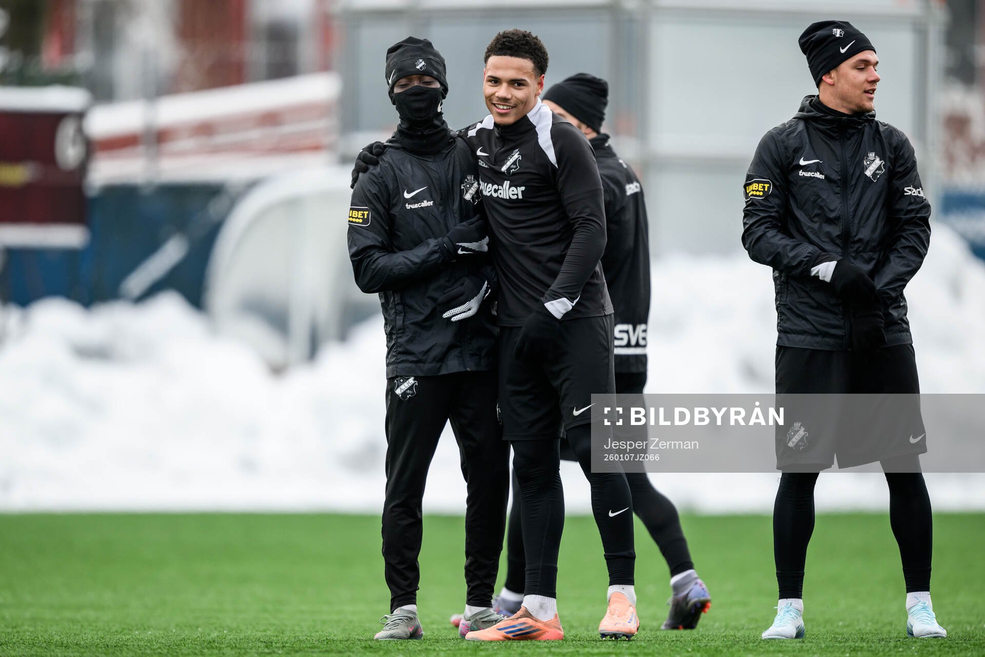 AIKs Axel Kouame och Kevin Filling