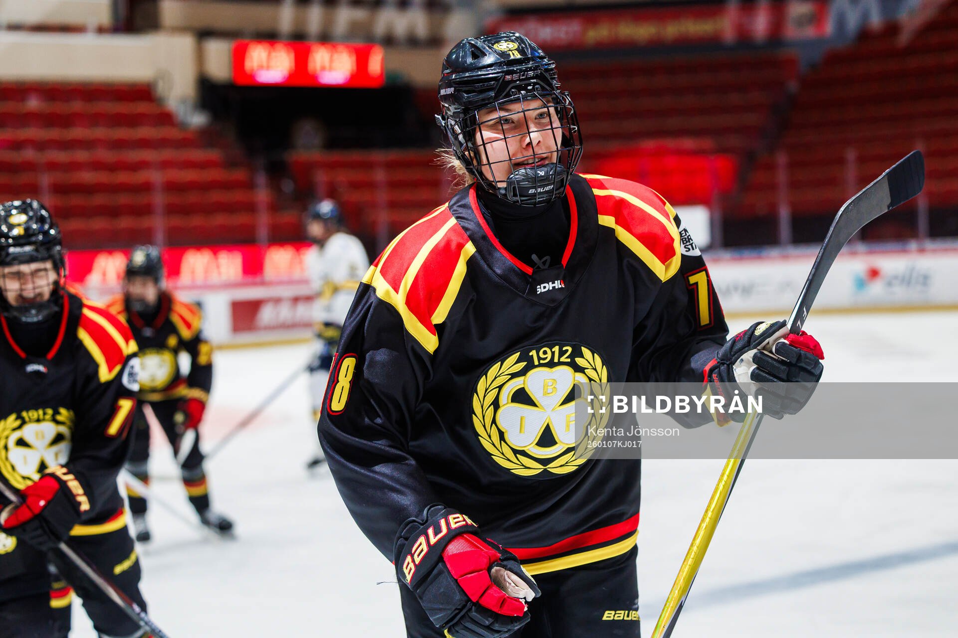 Brynäs Elin Svensson jublar