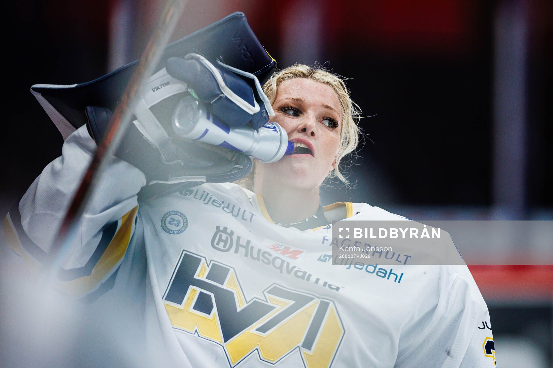 HV71s målvakt Amanda Johansson
