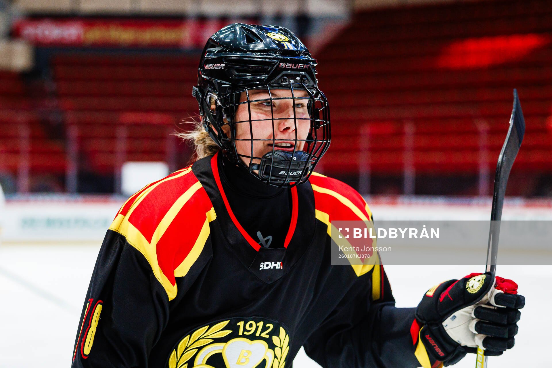 Brynäs Jenniina Nylund jublar
