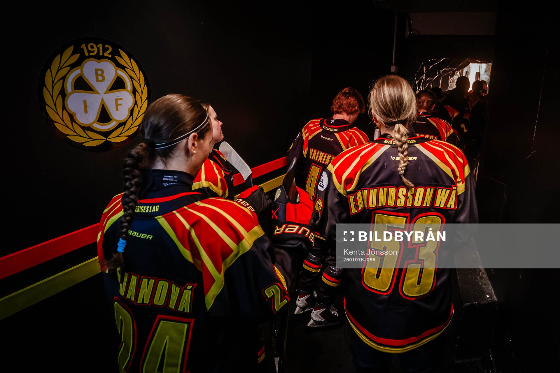 Brynäs Sara Cajanova, Wilma Wäng-Germundsson och Viivi